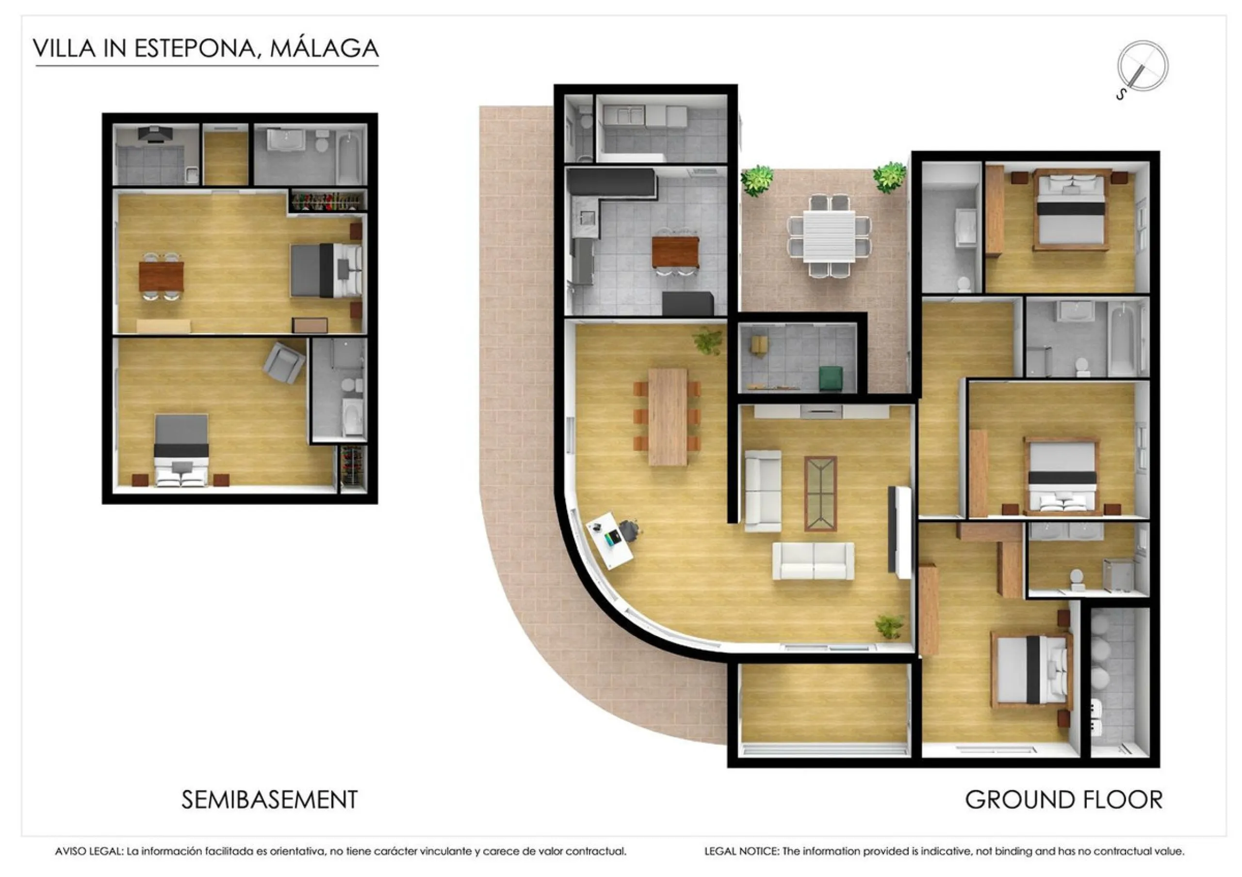Magnificent property with sea views and