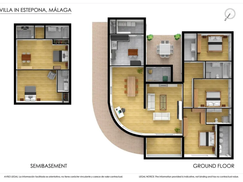 Magnificent property with sea views and