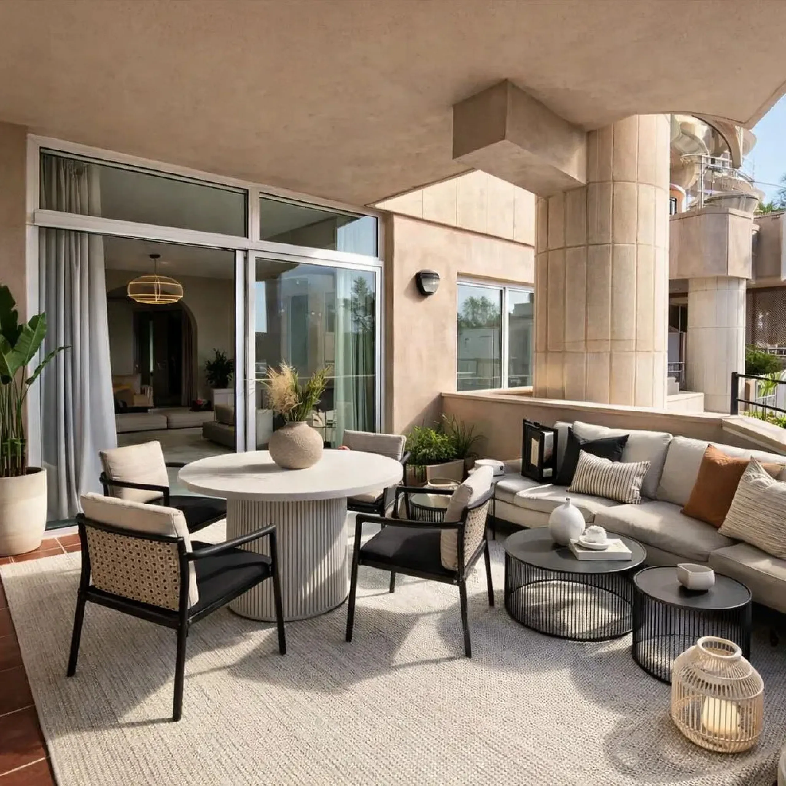 Wonderful apartment in Magna Marbella in one of the most exclusive developments in Nueva Andalucia, a gated community with 24-hour security, with several communal swimming pools and large tropical gardens guaranteeing total tranquility.