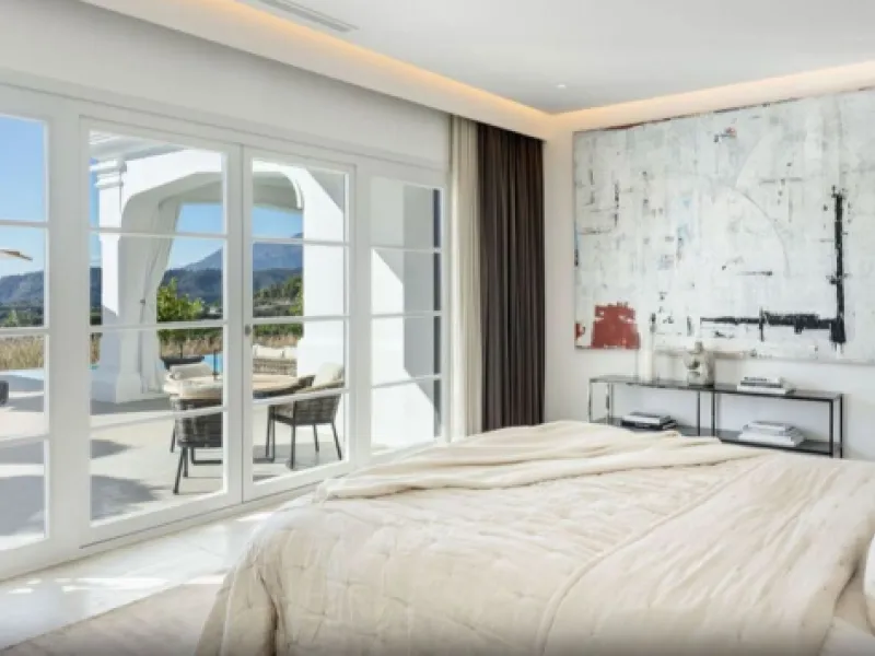 Set within the prestigious, 24-hour secure enclave of the Marbella Club Golf Resort, this Andalusian-inspired yet contemporary mansion offers an extraordinary fusion of timeless elegance and modern luxury. The exclusive resort is home to an exceptional 18