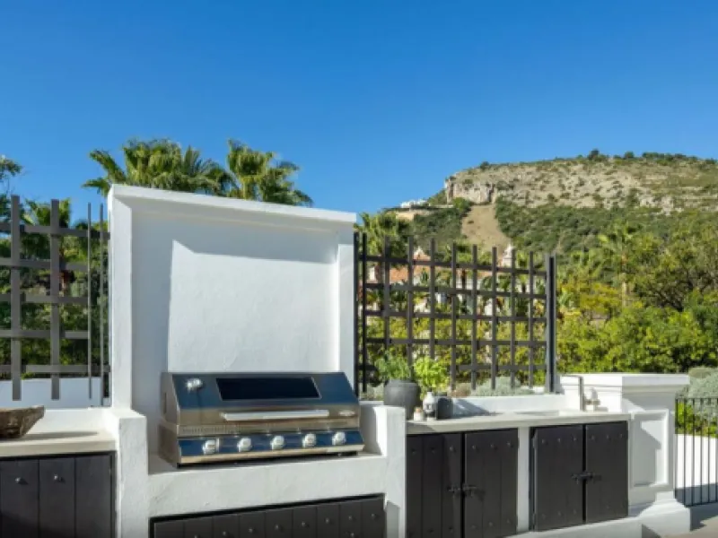 Set within the prestigious, 24-hour secure enclave of the Marbella Club Golf Resort, this Andalusian-inspired yet contemporary mansion offers an extraordinary fusion of timeless elegance and modern luxury. The exclusive resort is home to an exceptional 18