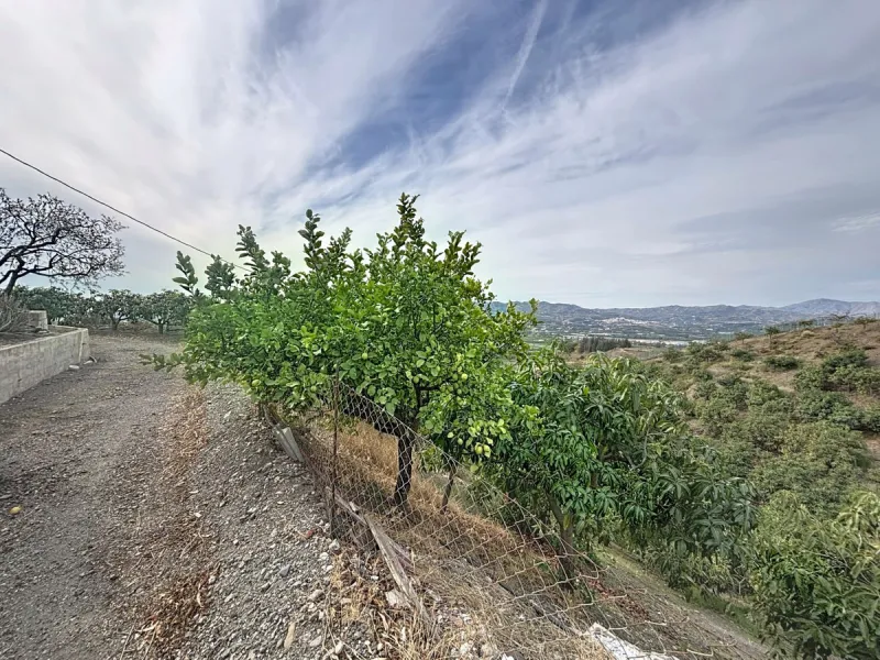This finca in Vélez-Málaga offers a privileged setting, plenty of space, and excellent potential both as a family home and for agricultural use. The main house features 3 bedrooms on the main floor, a full bathroom, and a guest toilet. The kitchen is sepa