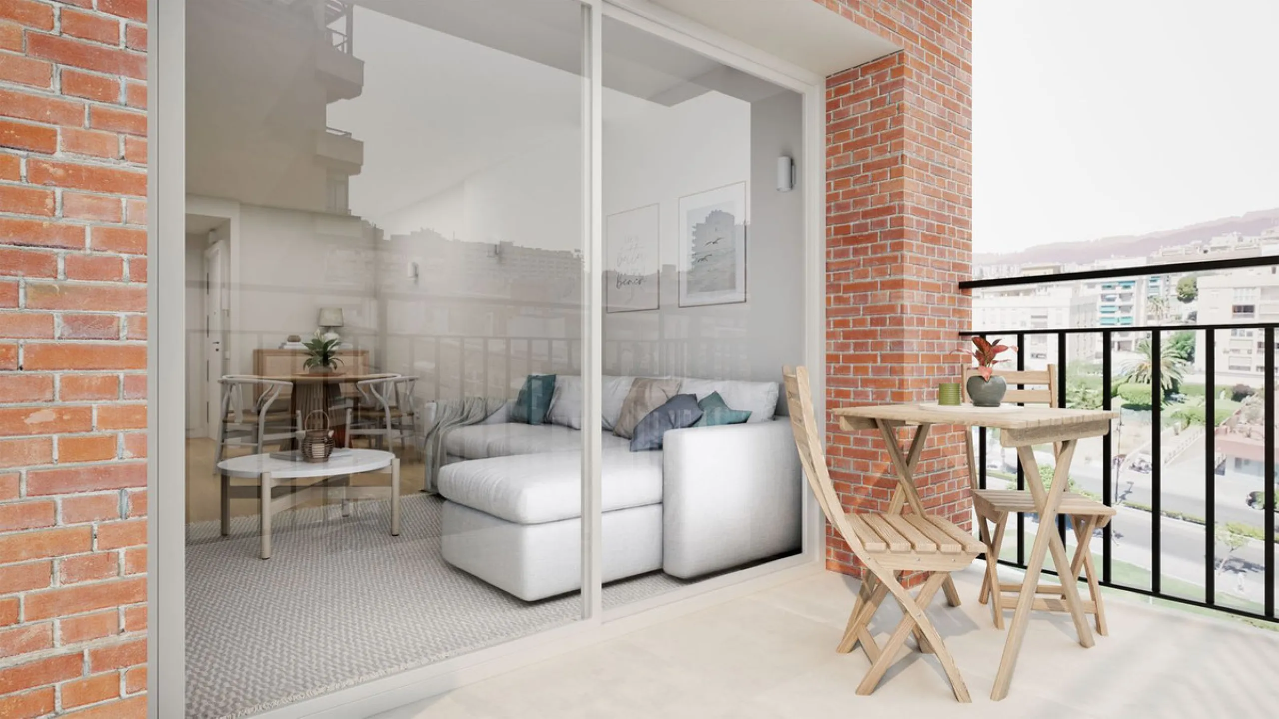 Apartment for sale between the Marina and Fuengirola city center, next to the beach
