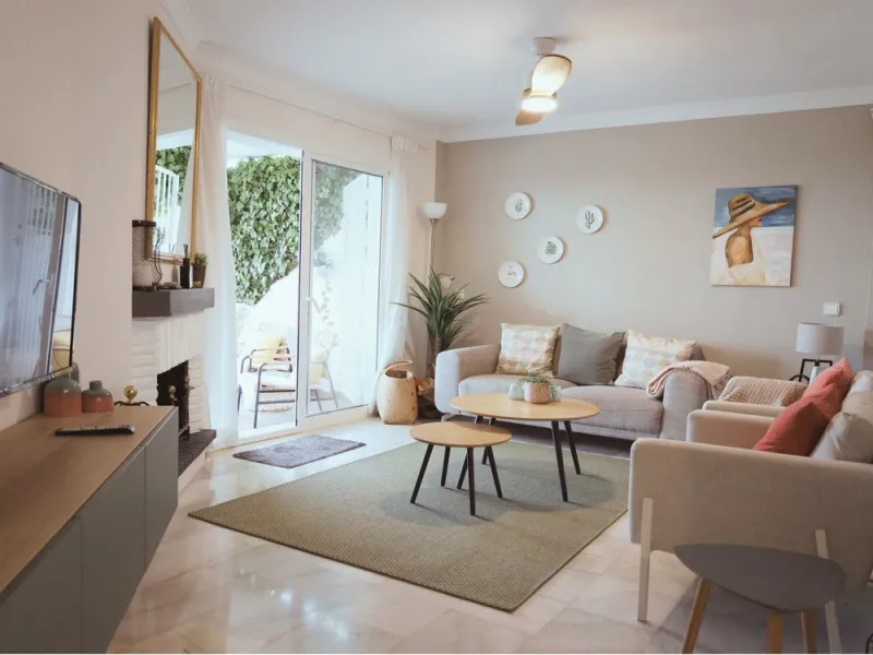 Apartment - Ground Floor Apartment в продаже в Mijas, Málaga. В доме 2 спален и 2 ванных комнат. Площадь дома 82 м²