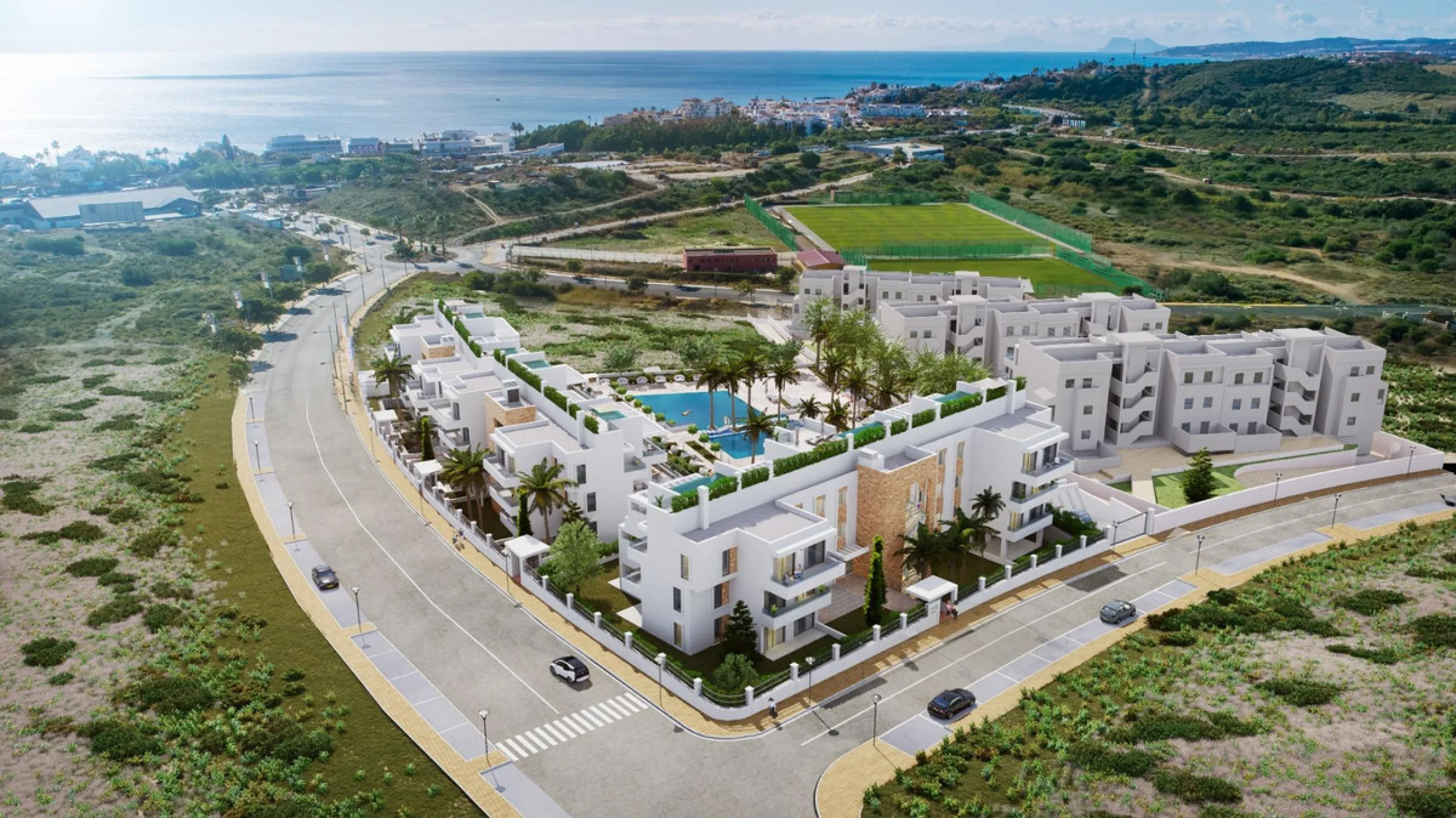 Apartment - Penthouse в продаже в Estepona, Málaga. В доме 3 спален и 3 ванных комнат. Площадь дома 196 м²