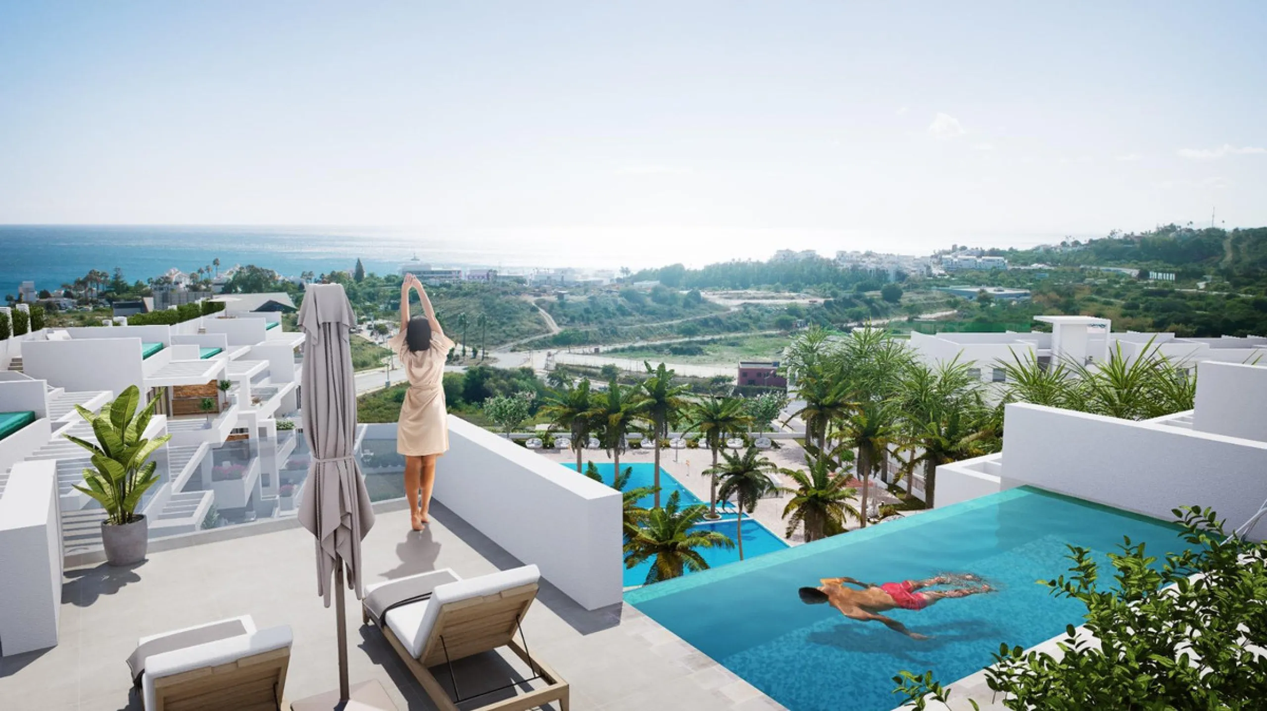 Apartment - Penthouse в продаже в Estepona, Málaga. В доме 3 спален и 3 ванных комнат. Площадь дома 196 м²