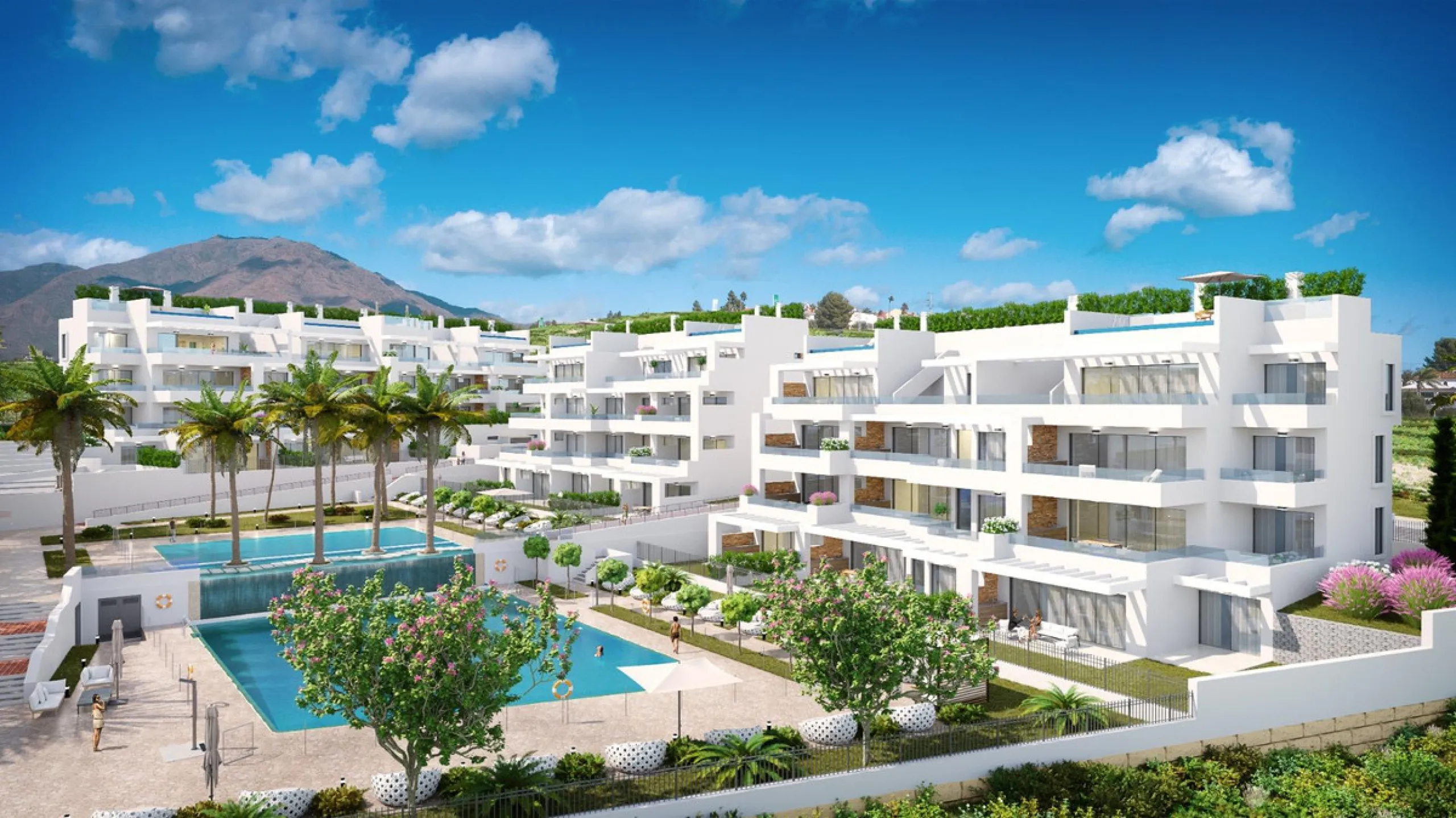 Apartment - Penthouse в продаже в Estepona, Málaga. В доме 3 спален и 3 ванных комнат. Площадь дома 196 м²