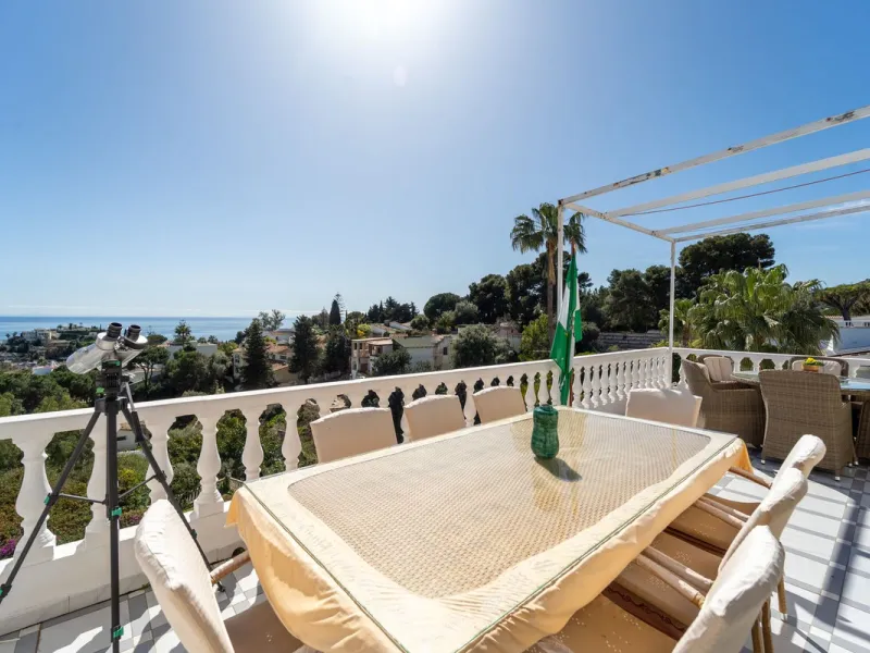 Exclusive Andalusian-Style Villa with Panoramic Sea Views in Torremuelle