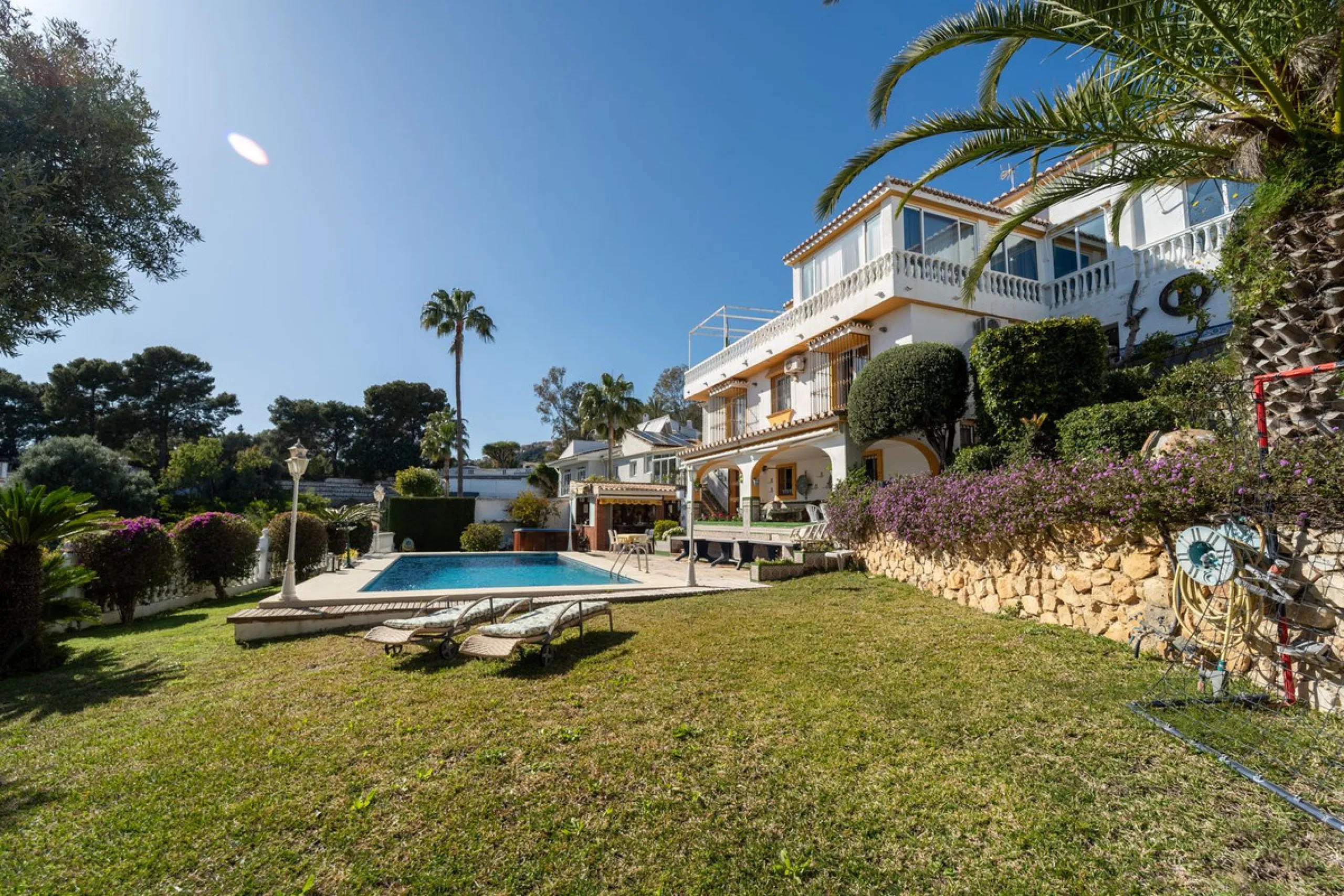 Exclusive Andalusian-Style Villa with Panoramic Sea Views in Torremuelle