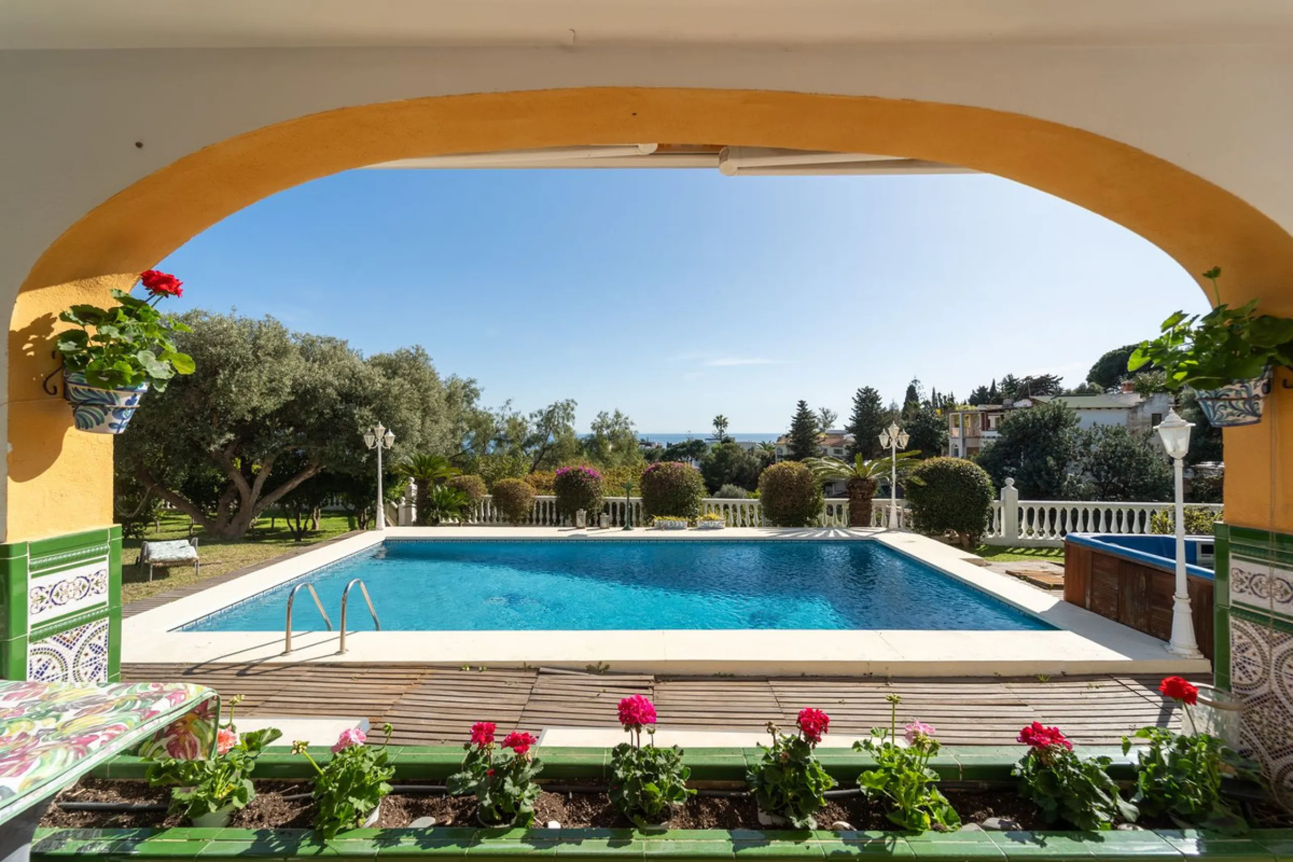 Exclusive Andalusian-Style Villa with Panoramic Sea Views in Torremuelle