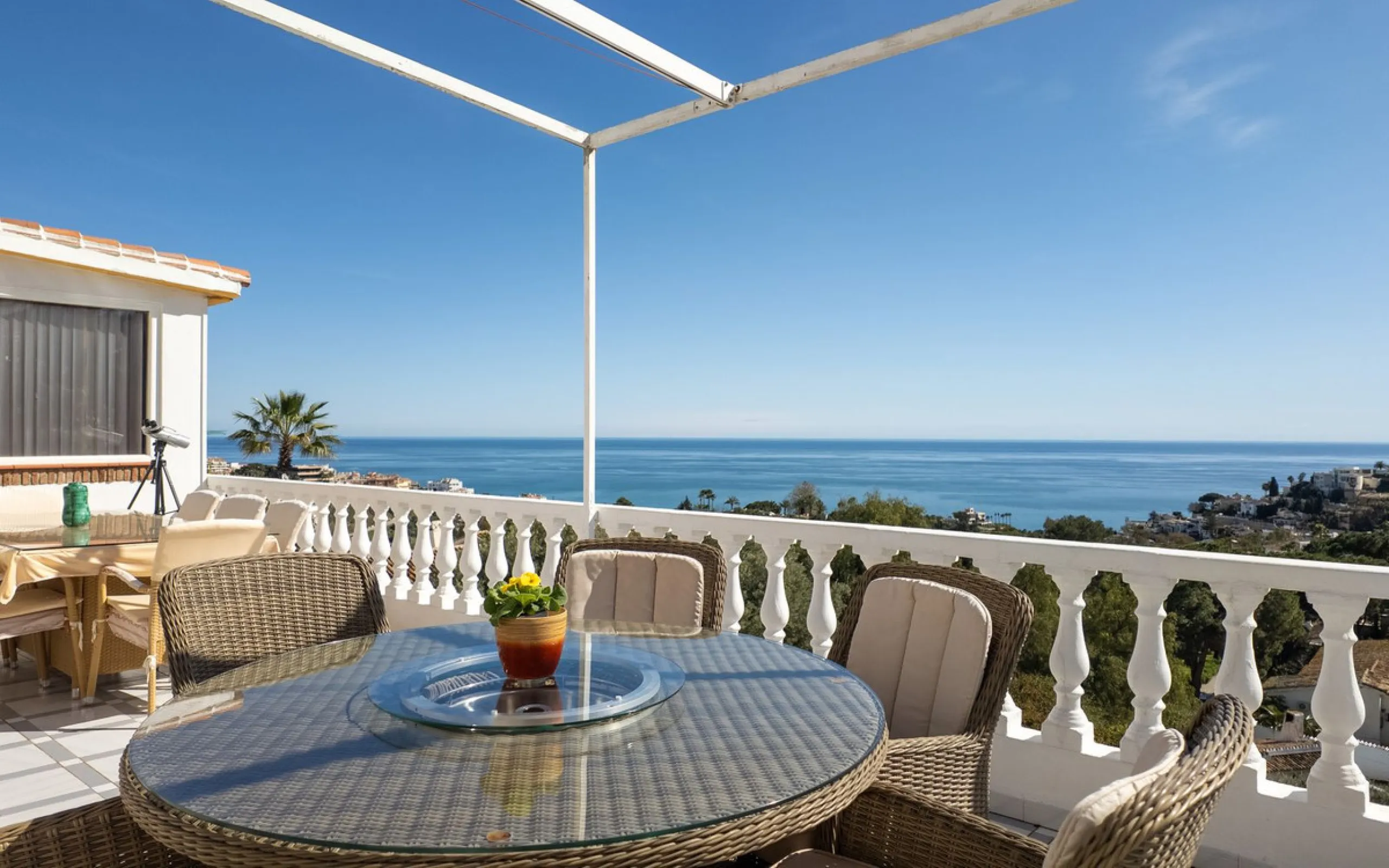 Exclusive Andalusian-Style Villa with Panoramic Sea Views in Torremuelle