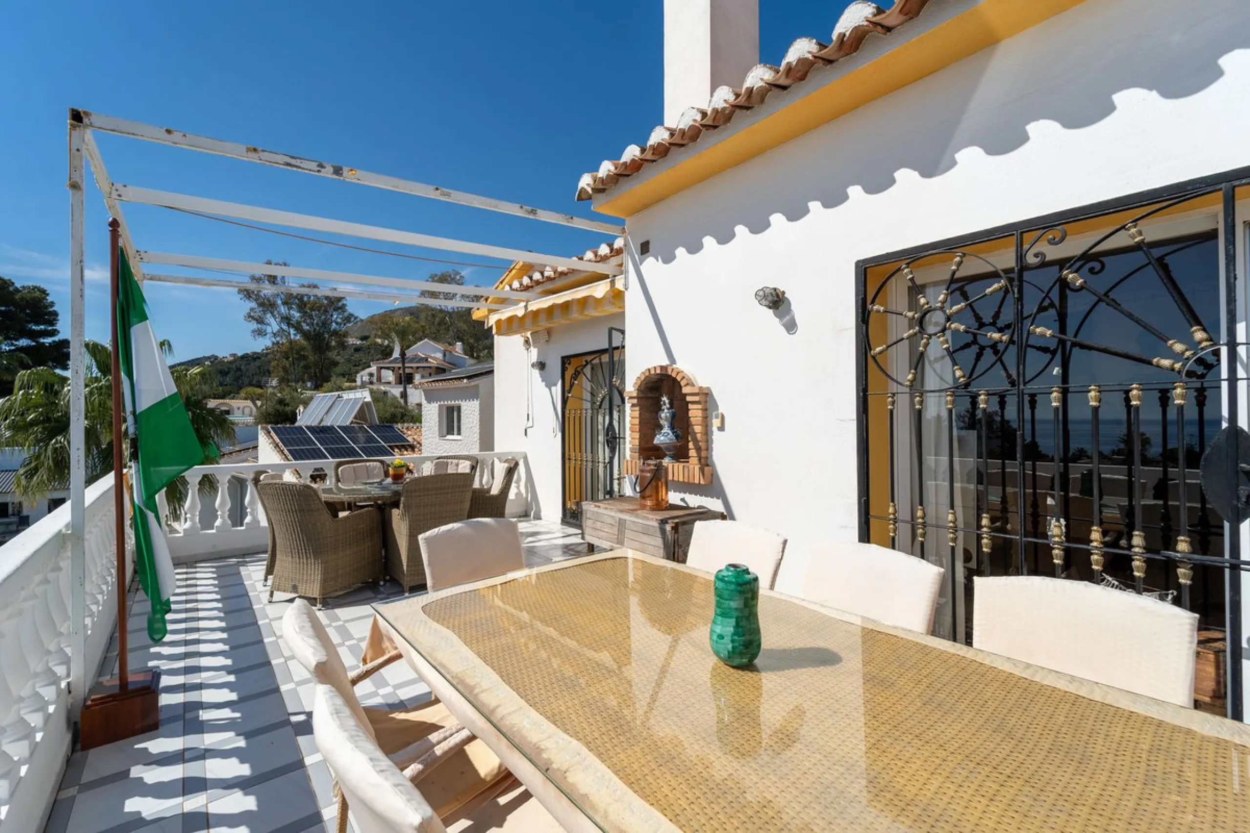 Exclusive Andalusian-Style Villa with Panoramic Sea Views in Torremuelle