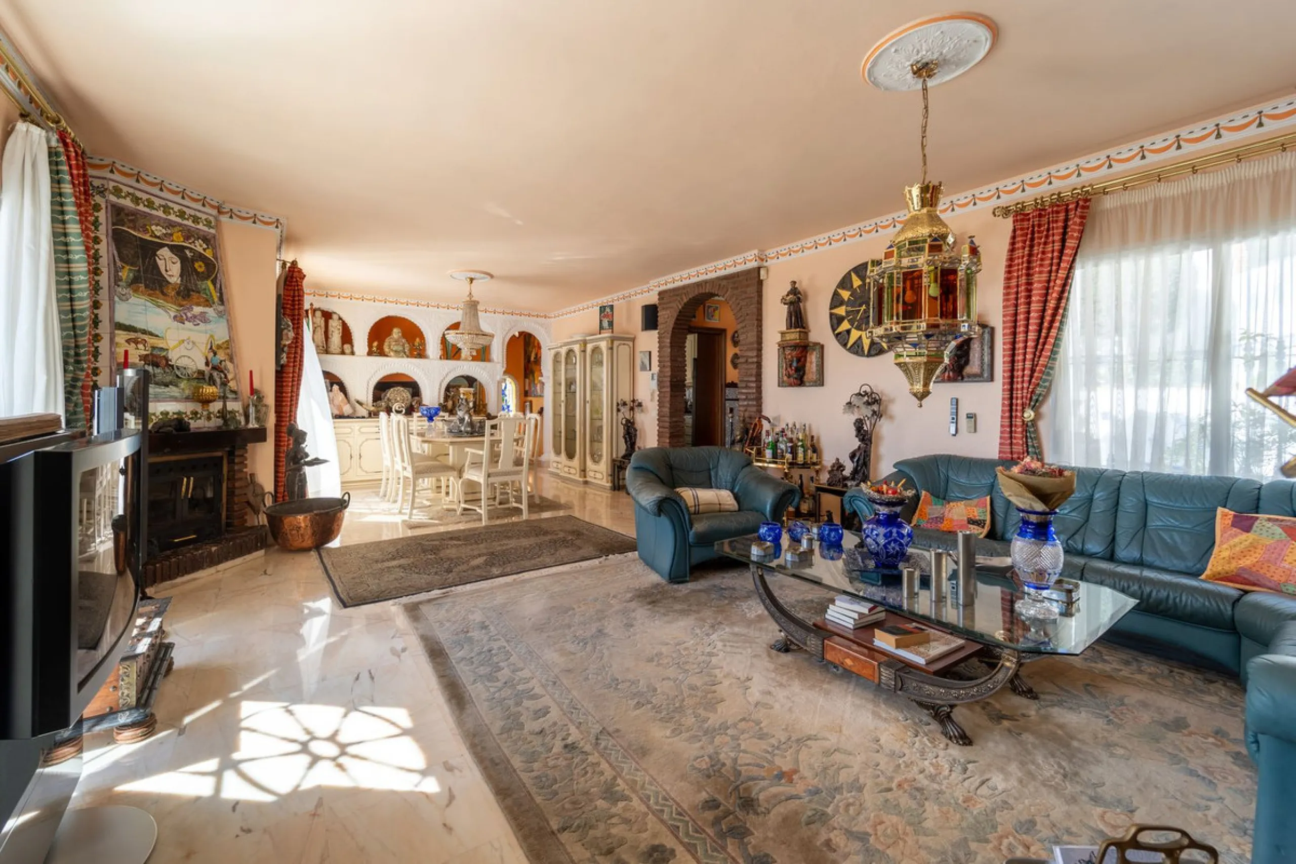 Exclusive Andalusian-Style Villa with Panoramic Sea Views in Torremuelle