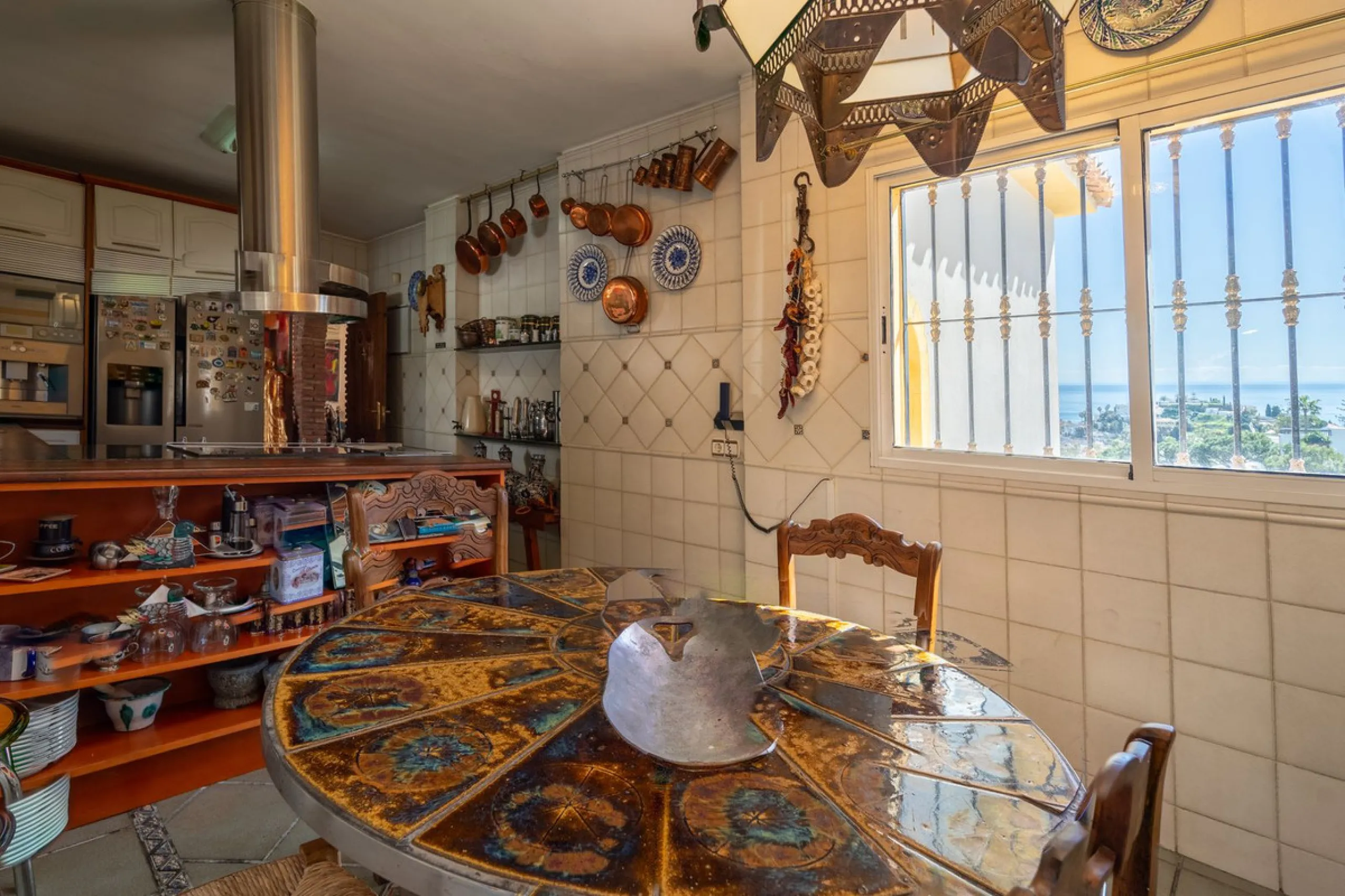 Exclusive Andalusian-Style Villa with Panoramic Sea Views in Torremuelle