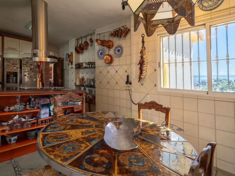 Exclusive Andalusian-Style Villa with Panoramic Sea Views in Torremuelle