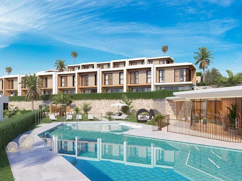 New Build Townhouses and Corner Semi Detached Homes at La Cala de Mijas& & Exclusive Gated Residential Complex on the Costa del Sol& This modern gated residential complex is ideally located in one of the most sought after areas of the Costa del S