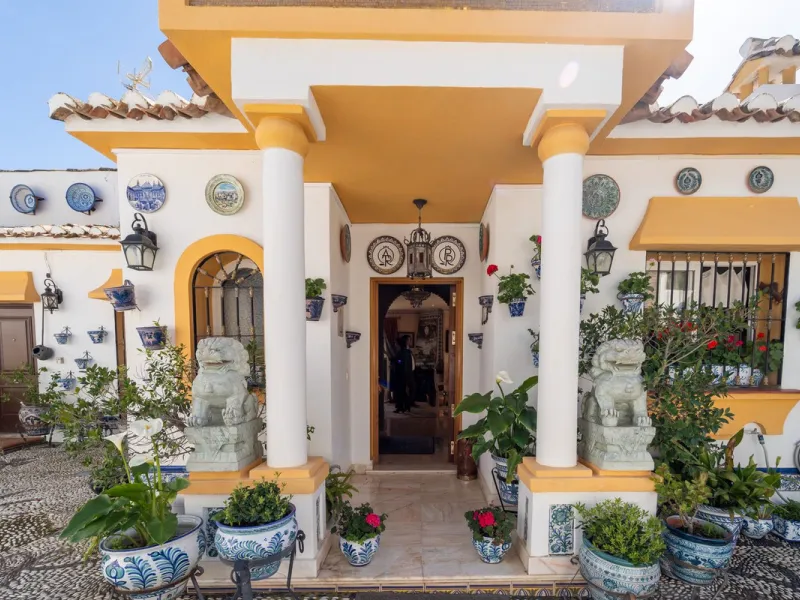 Exclusive Andalusian-Style Villa with Panoramic Sea Views in Torremuelle