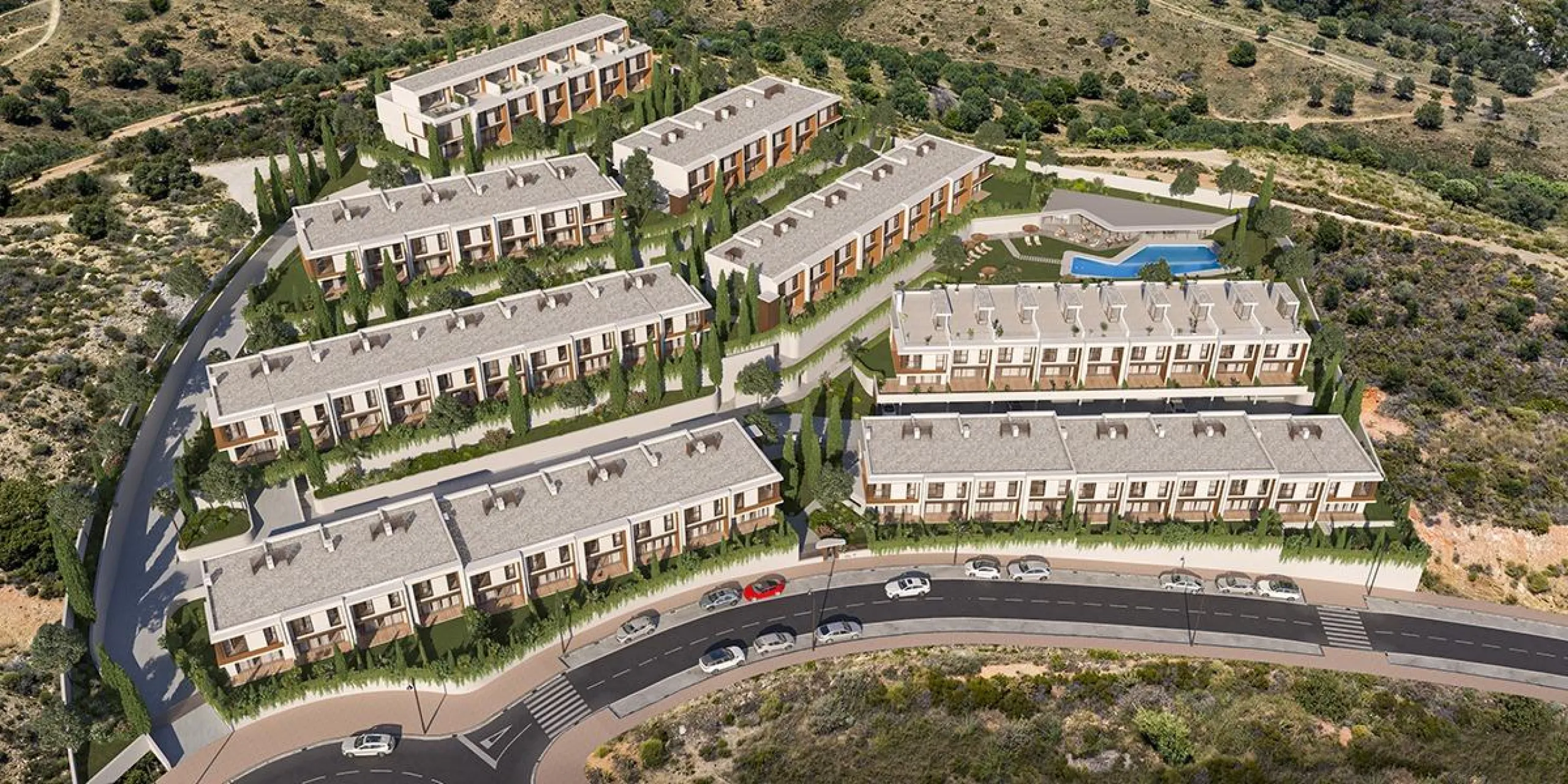 New Build Townhouses and Corner Semi Detached Homes at La Cala de Mijas& & Exclusive Gated Residential Complex on the Costa del Sol& This modern gated residential complex is ideally located in one of the most sought after areas of the Costa del S