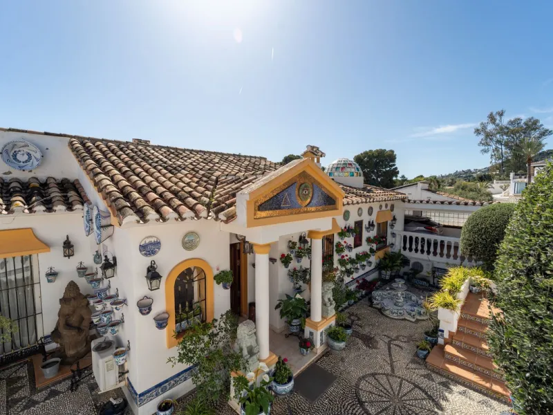 Exclusive Andalusian-Style Villa with Panoramic Sea Views in Torremuelle