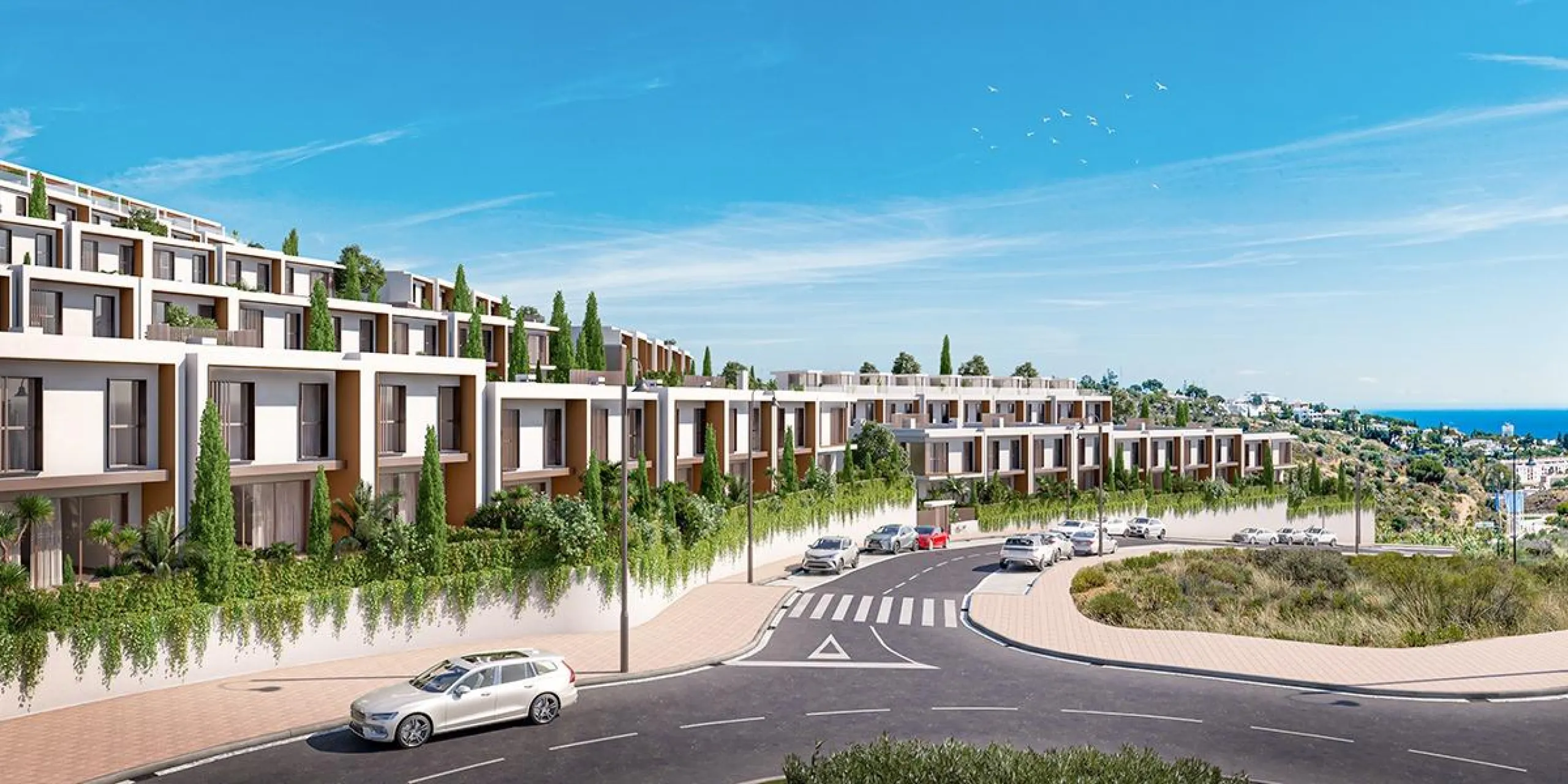New Build Townhouses and Corner Semi Detached Homes at La Cala de Mijas& & Exclusive Gated Residential Complex on the Costa del Sol& This modern gated residential complex is ideally located in one of the most sought after areas of the Costa del S
