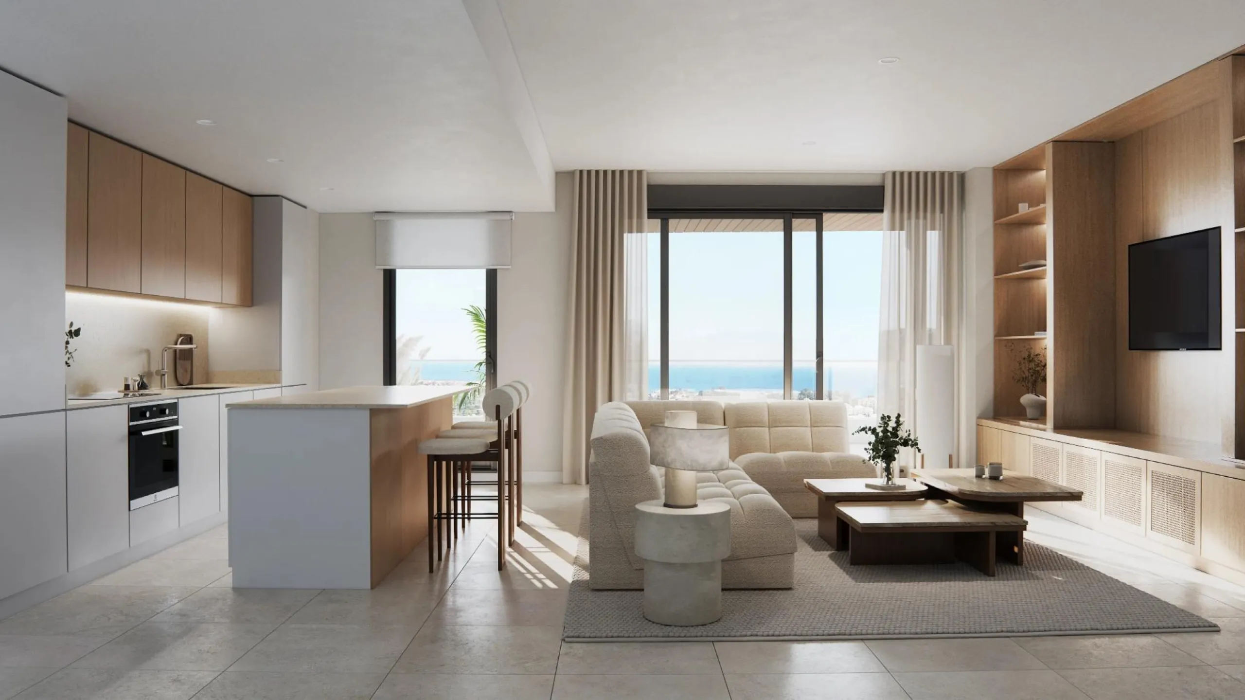 New Build Apartments with Sea Views next to Selwo Park, Estepona& & Modern homes in a privileged natural setting& Located in the exclusive Selwo area, between Estepona and San Pedro de Alcántara, this new residential development on the Costa del 