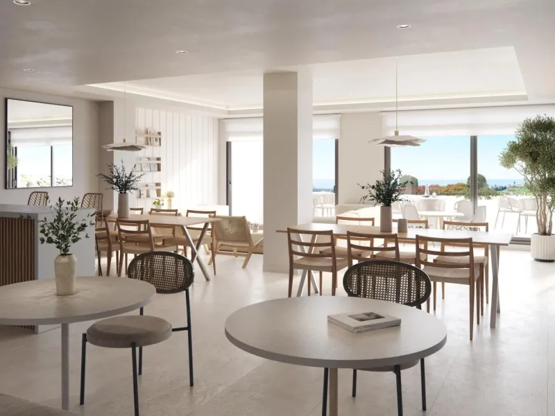 New Build Apartments with Sea Views next to Selwo Park, Estepona& & Modern homes in a privileged natural setting& Located in the exclusive Selwo area, between Estepona and San Pedro de Alcántara, this new residential development on the Costa del 