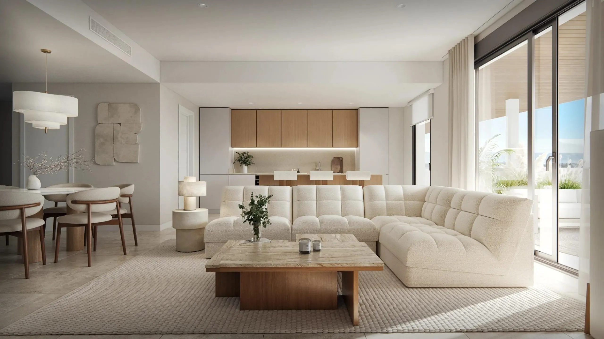 New Build Apartments with Sea Views next to Selwo Park, Estepona& & Modern homes in a privileged natural setting& Located in the exclusive Selwo area, between Estepona and San Pedro de Alcántara, this new residential development on the Costa del 