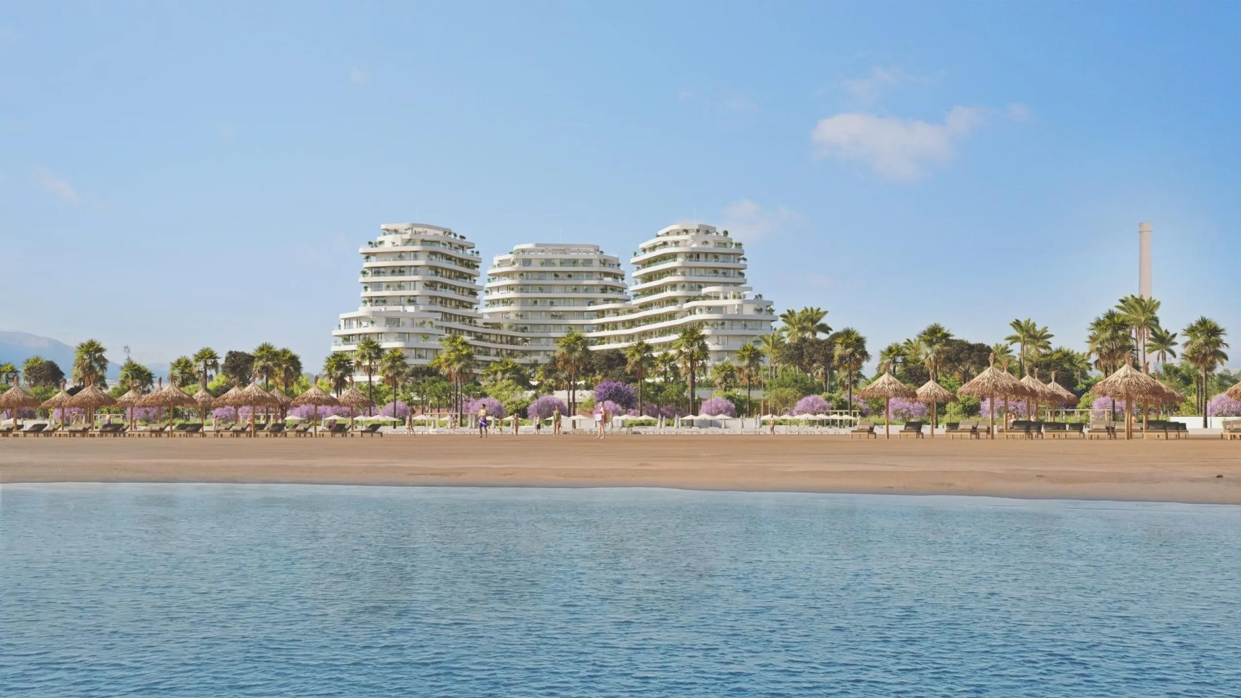 Luxury Beachfront Residences in Málaga City with Panoramic Sea Views& & Prime Location in La Térmica, Málaga& Located in one of the most exclusive beachfront areas of Málaga city, this new residential development offers the perfect balance of urb