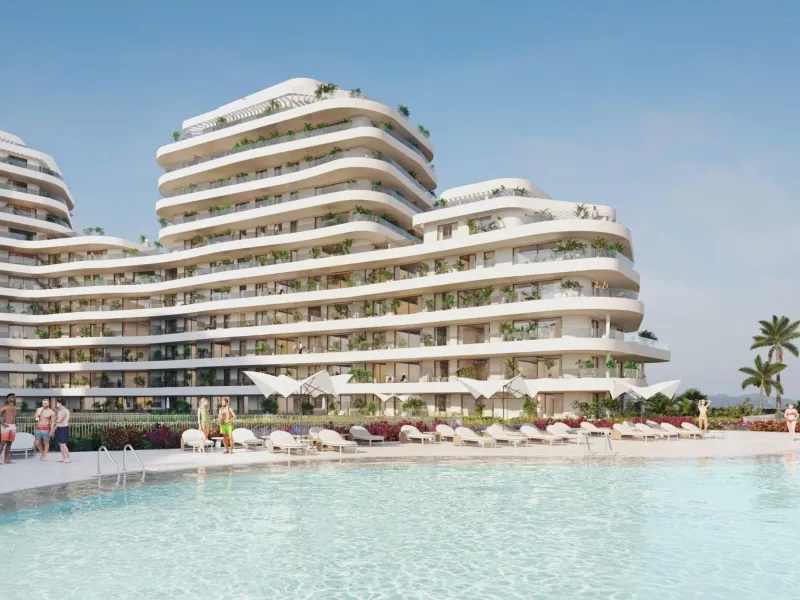 Luxury Beachfront Residences in Málaga City with Panoramic Sea Views& & Prime Location in La Térmica, Málaga& Located in one of the most exclusive beachfront areas of Málaga city, this new residential development offers the perfect balance of urb