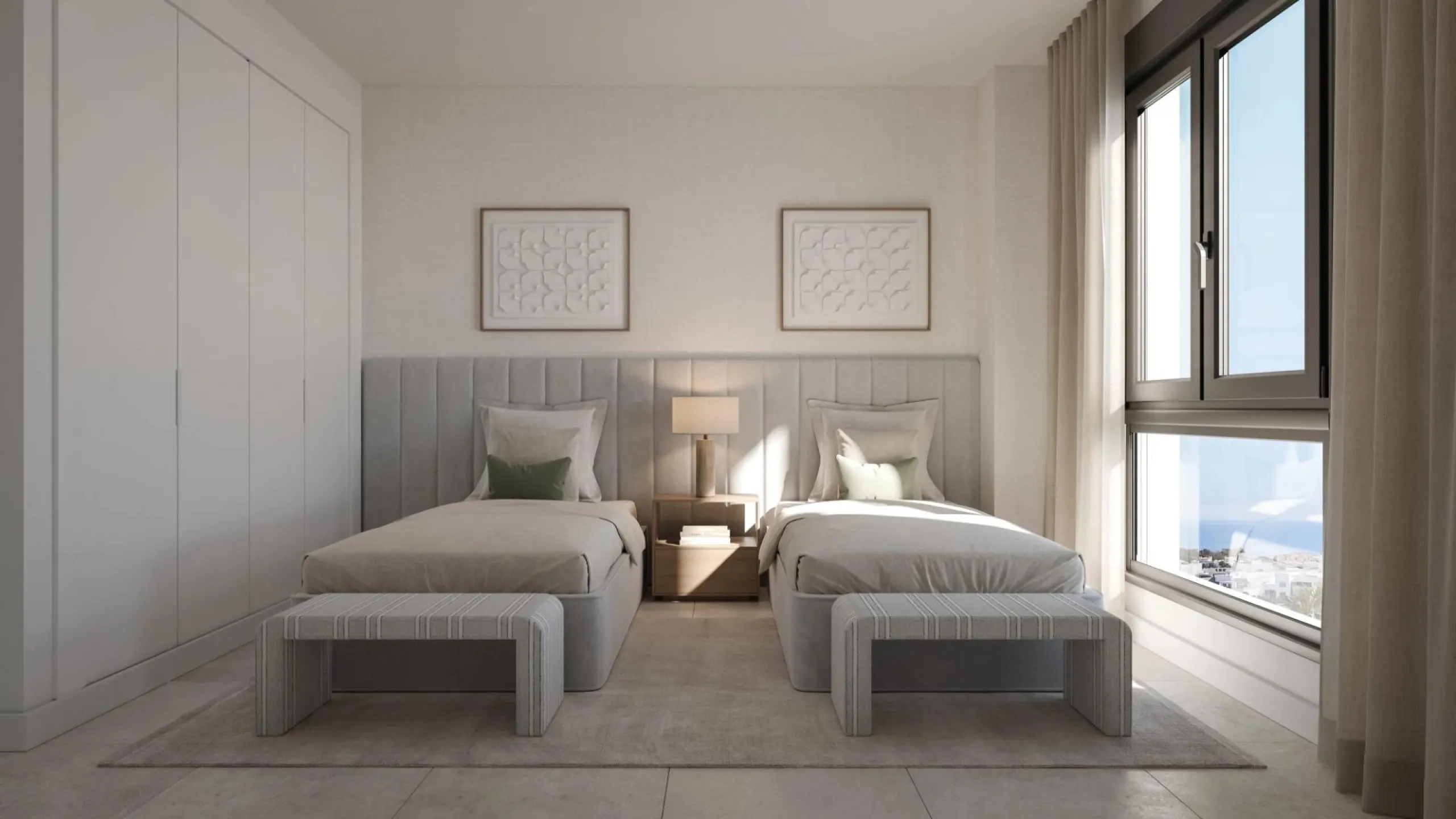 New Build Apartments with Sea Views next to Selwo Park, Estepona& & Modern homes in a privileged natural setting& Located in the exclusive Selwo area, between Estepona and San Pedro de Alcántara, this new residential development on the Costa del 
