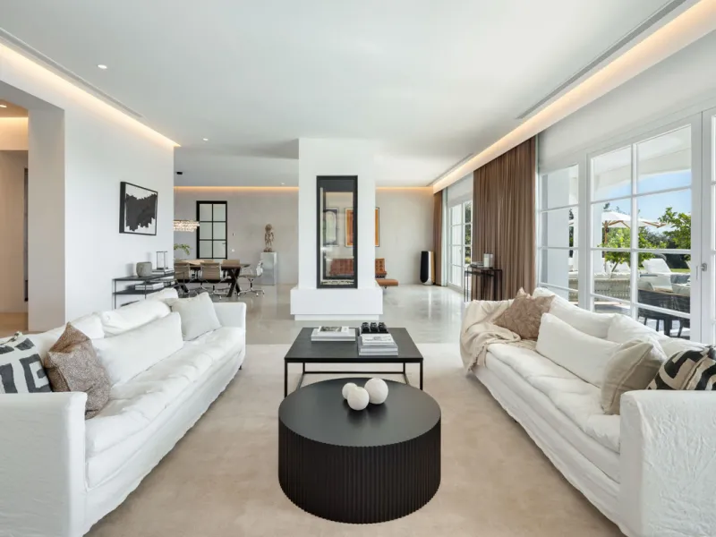 Villa Marbella is nestled within the prestigious, 24-hour secure enclave of the Marbella Club Golf Resort, this Andalusian-inspired yet contemporary mansion for sale offers an extraordinary blend of timeless elegance and modern luxury. The exclusive resor
