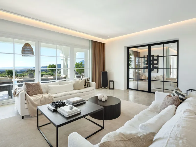Villa Marbella is nestled within the prestigious, 24-hour secure enclave of the Marbella Club Golf Resort, this Andalusian-inspired yet contemporary mansion for sale offers an extraordinary blend of timeless elegance and modern luxury. The exclusive resor