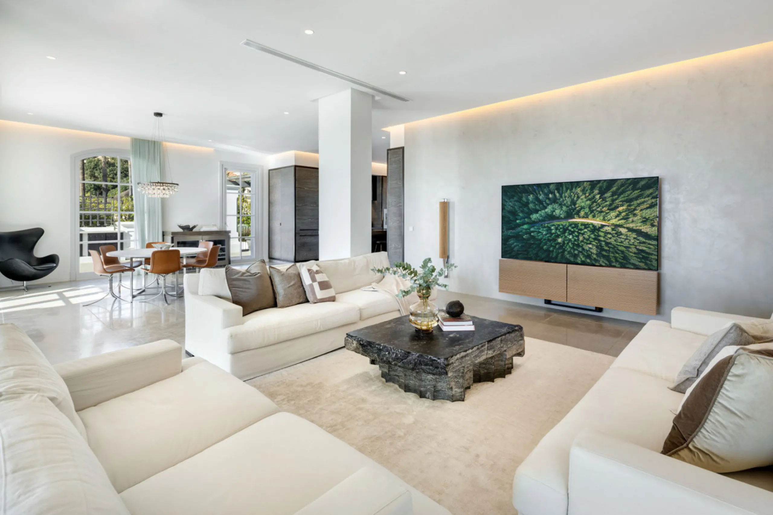 Villa Marbella is nestled within the prestigious, 24-hour secure enclave of the Marbella Club Golf Resort, this Andalusian-inspired yet contemporary mansion for sale offers an extraordinary blend of timeless elegance and modern luxury. The exclusive resor