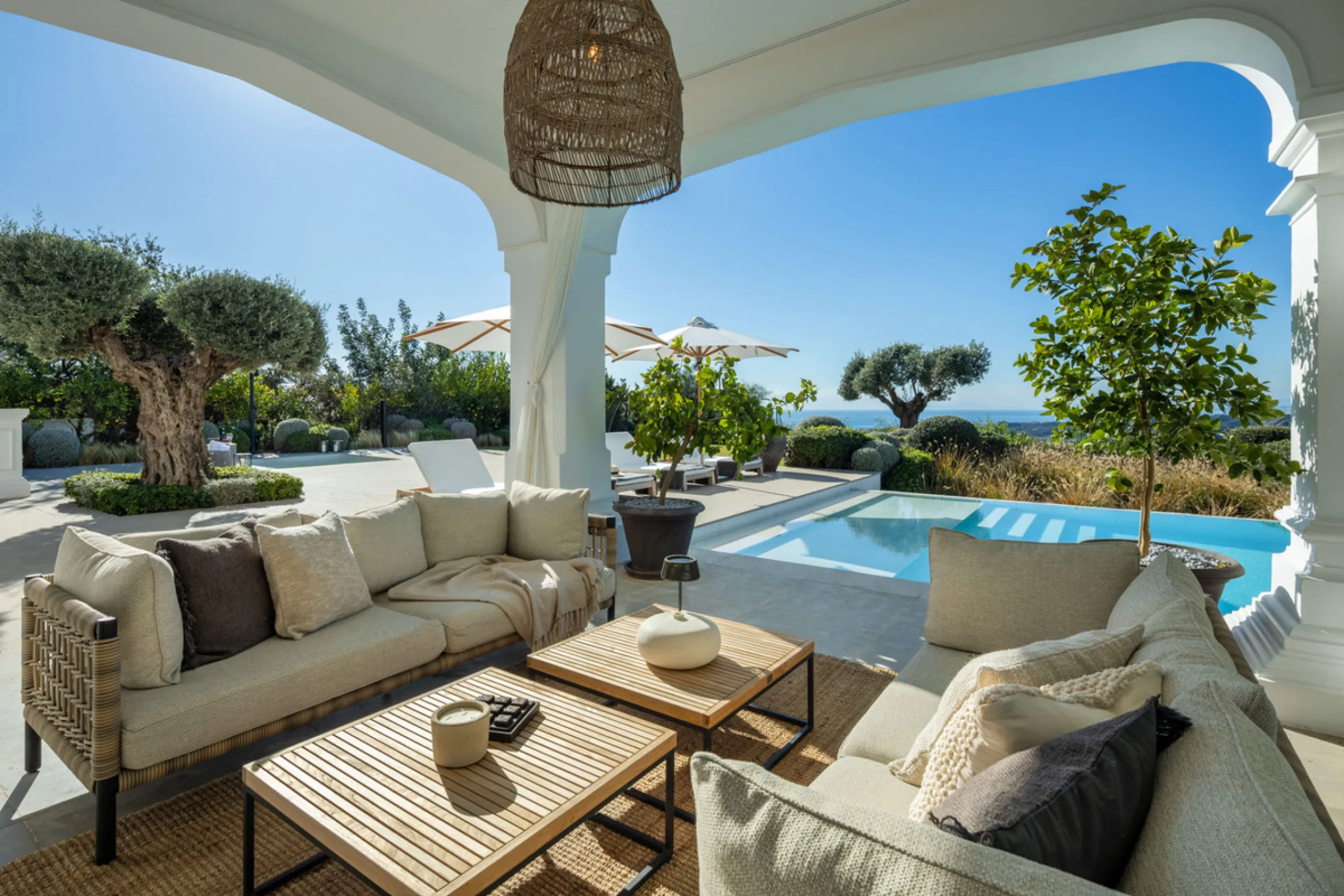 Villa Marbella is nestled within the prestigious, 24-hour secure enclave of the Marbella Club Golf Resort, this Andalusian-inspired yet contemporary mansion for sale offers an extraordinary blend of timeless elegance and modern luxury. The exclusive resor