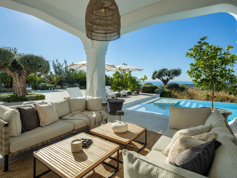 Villa Marbella is nestled within the prestigious, 24-hour secure enclave of the Marbella Club Golf Resort, this Andalusian-inspired yet contemporary mansion for sale offers an extraordinary blend of timeless elegance and modern luxury. The exclusive resor