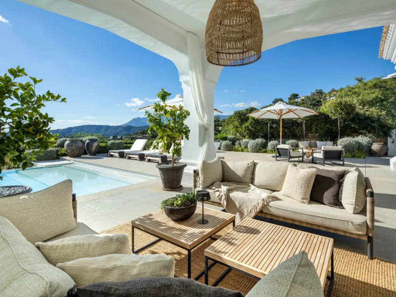Villa Marbella is nestled within the prestigious, 24-hour secure enclave of the Marbella Club Golf Resort, this Andalusian-inspired yet contemporary mansion for sale offers an extraordinary blend of timeless elegance and modern luxury. The exclusive resor