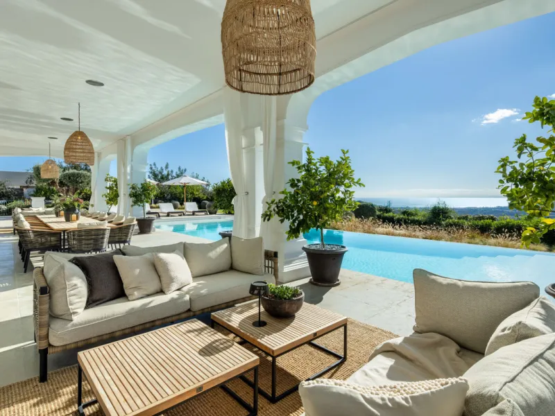 Villa Marbella is nestled within the prestigious, 24-hour secure enclave of the Marbella Club Golf Resort, this Andalusian-inspired yet contemporary mansion for sale offers an extraordinary blend of timeless elegance and modern luxury. The exclusive resor