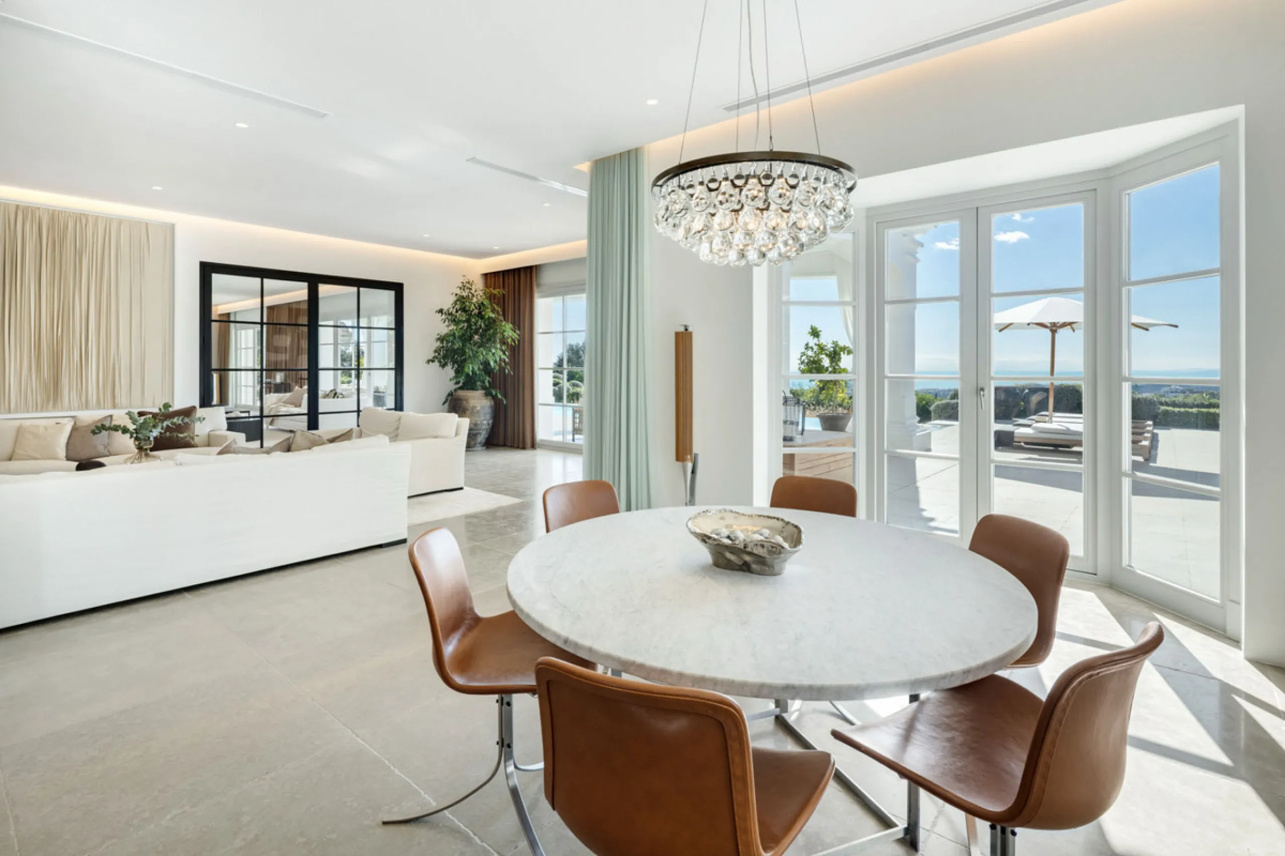 Villa Marbella is nestled within the prestigious, 24-hour secure enclave of the Marbella Club Golf Resort, this Andalusian-inspired yet contemporary mansion for sale offers an extraordinary blend of timeless elegance and modern luxury. The exclusive resor