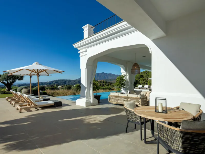 Villa Marbella is nestled within the prestigious, 24-hour secure enclave of the Marbella Club Golf Resort, this Andalusian-inspired yet contemporary mansion for sale offers an extraordinary blend of timeless elegance and modern luxury. The exclusive resor