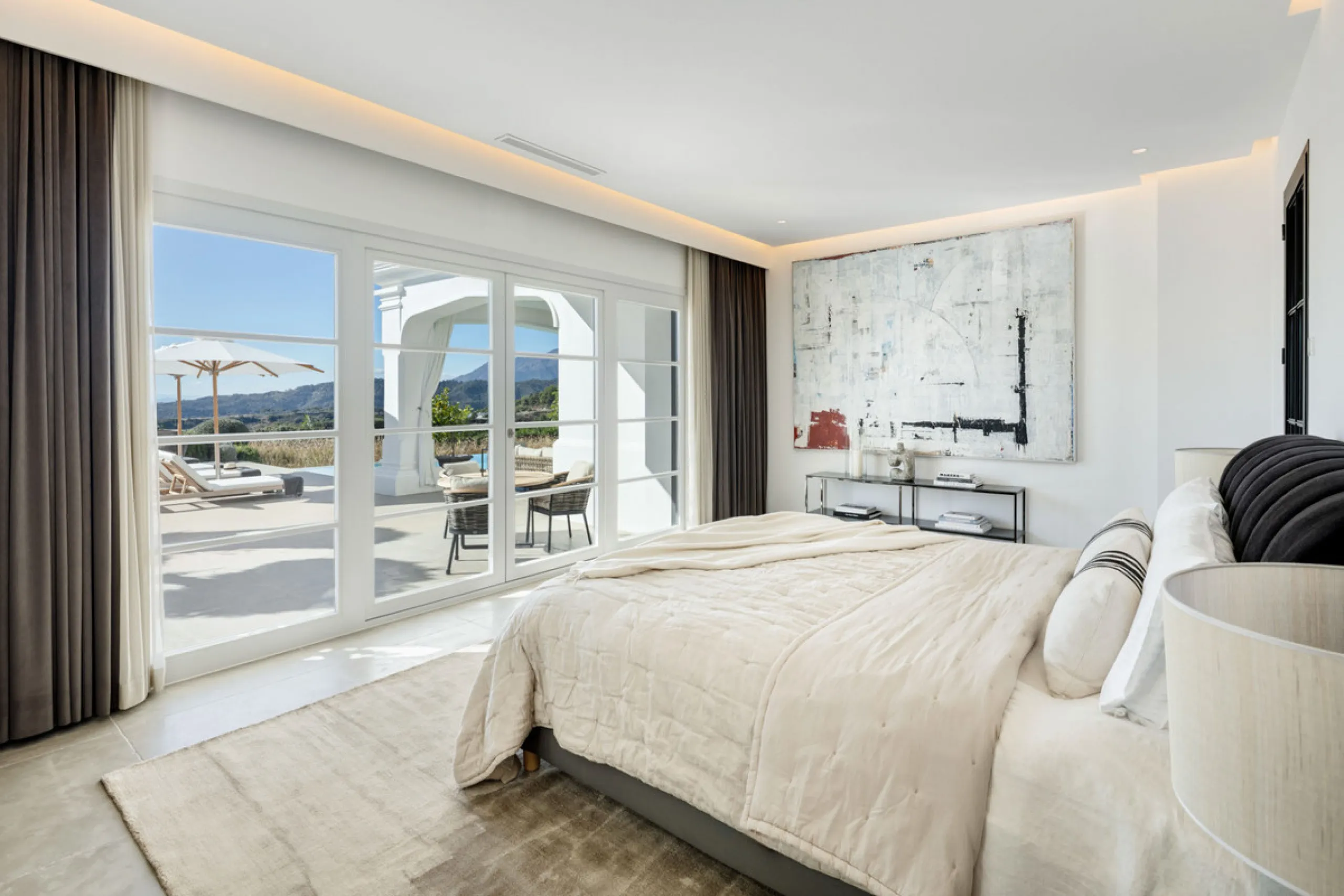 Villa Marbella is nestled within the prestigious, 24-hour secure enclave of the Marbella Club Golf Resort, this Andalusian-inspired yet contemporary mansion for sale offers an extraordinary blend of timeless elegance and modern luxury. The exclusive resor
