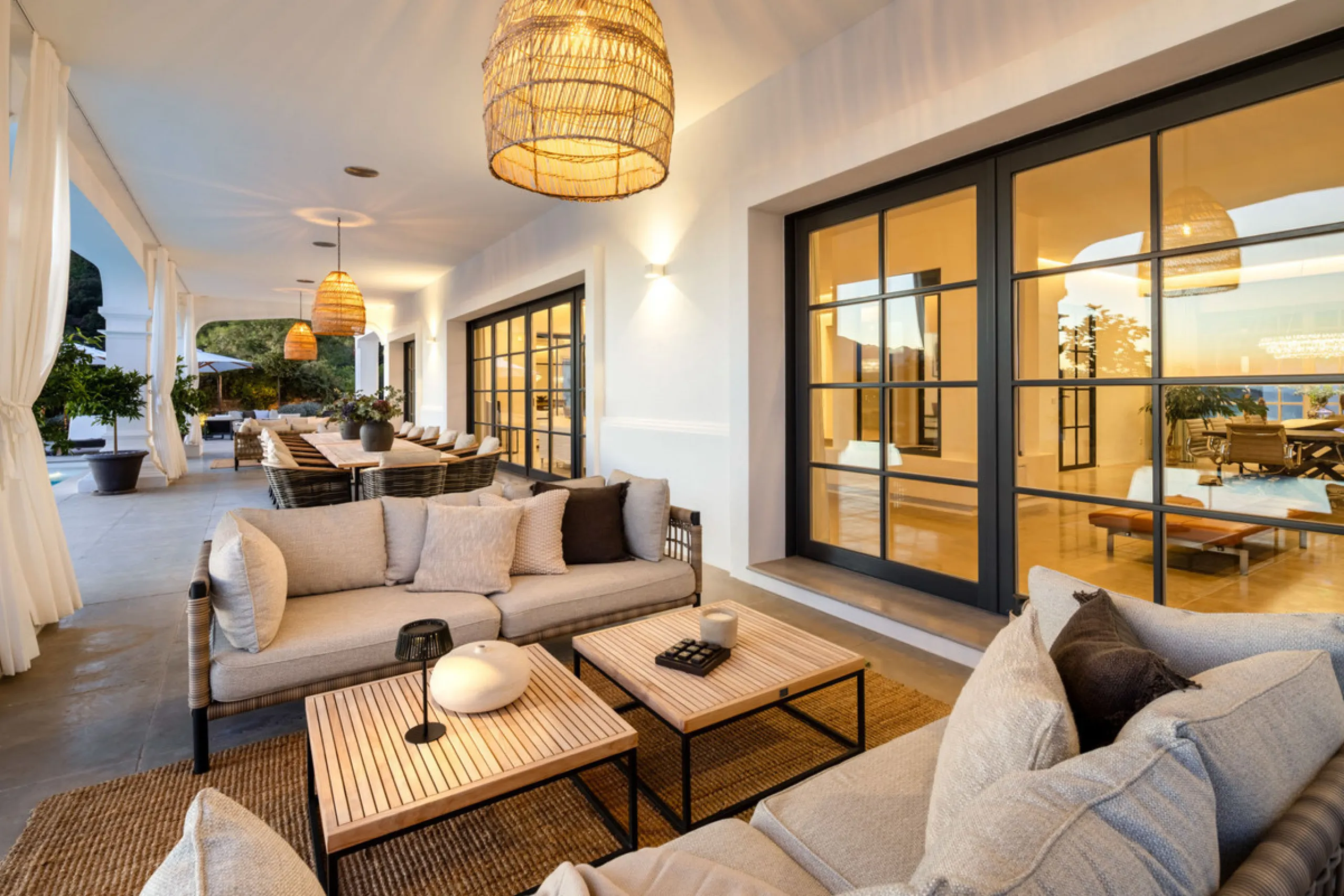 Villa Marbella is nestled within the prestigious, 24-hour secure enclave of the Marbella Club Golf Resort, this Andalusian-inspired yet contemporary mansion for sale offers an extraordinary blend of timeless elegance and modern luxury. The exclusive resor