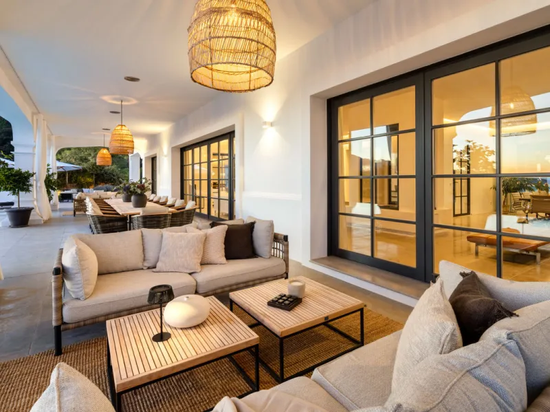 Villa Marbella is nestled within the prestigious, 24-hour secure enclave of the Marbella Club Golf Resort, this Andalusian-inspired yet contemporary mansion for sale offers an extraordinary blend of timeless elegance and modern luxury. The exclusive resor