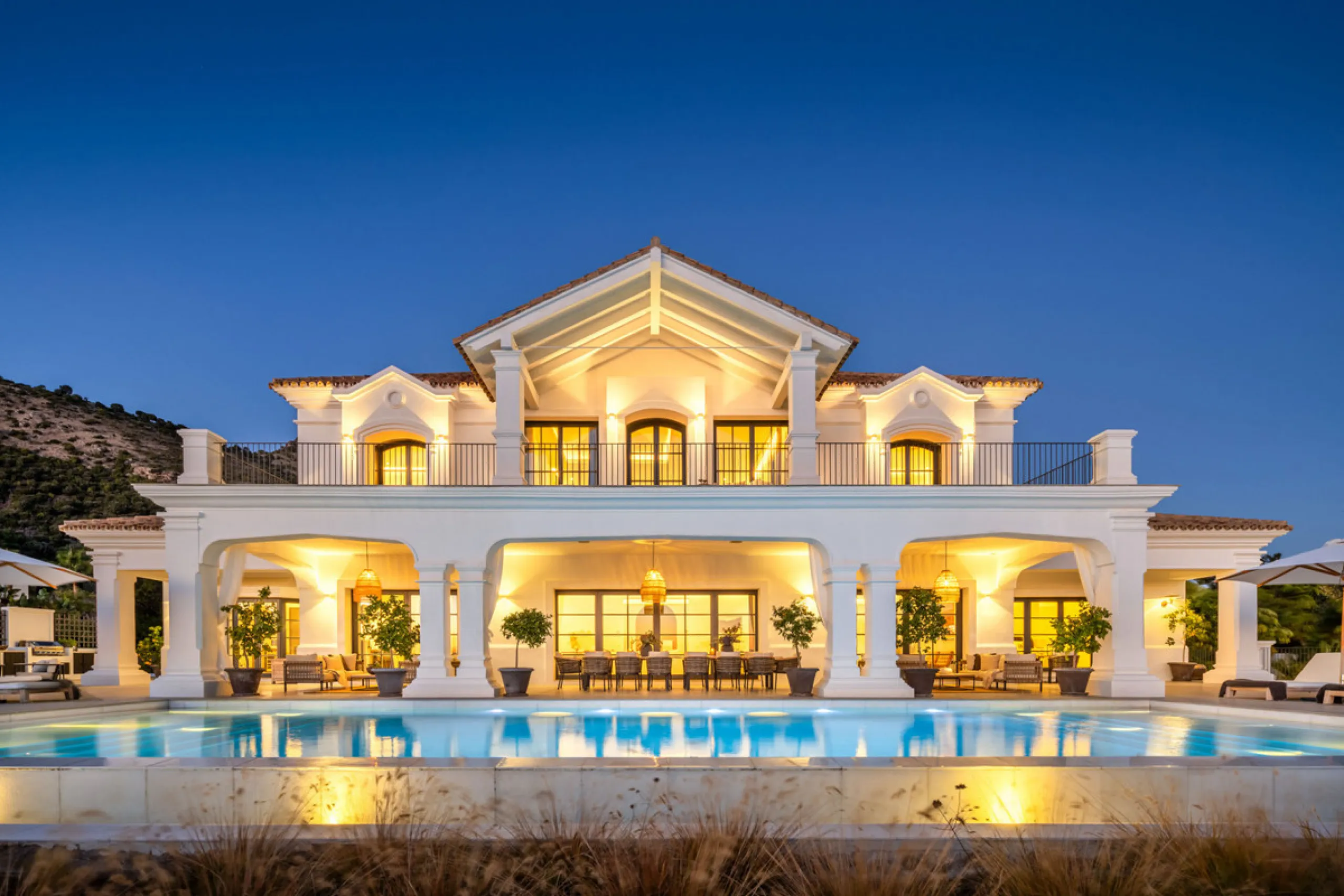 Villa Marbella is nestled within the prestigious, 24-hour secure enclave of the Marbella Club Golf Resort, this Andalusian-inspired yet contemporary mansion for sale offers an extraordinary blend of timeless elegance and modern luxury. The exclusive resor