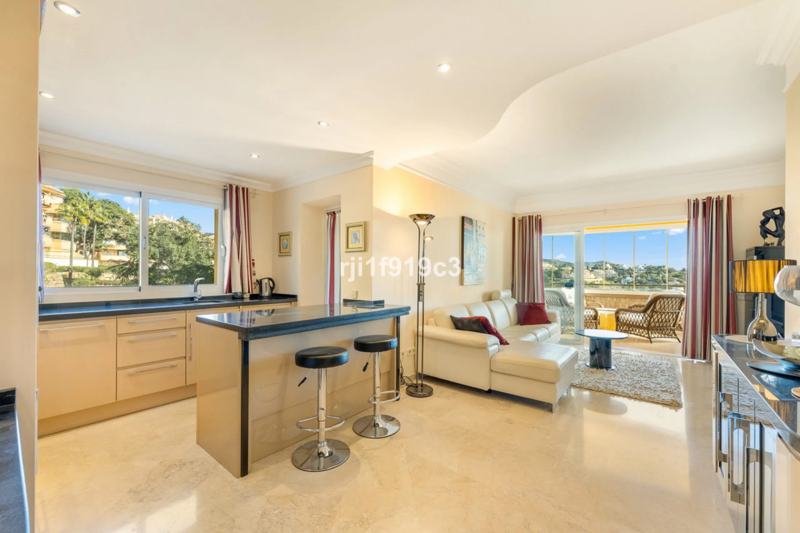 Discover a truly exceptional home in the prestigious Elviria Hills complex. Originally a two-bedroom apartment, converted into a modern three-bedroom property that combines contemporary design, comfort, and some of the best panoramic sea views in the area