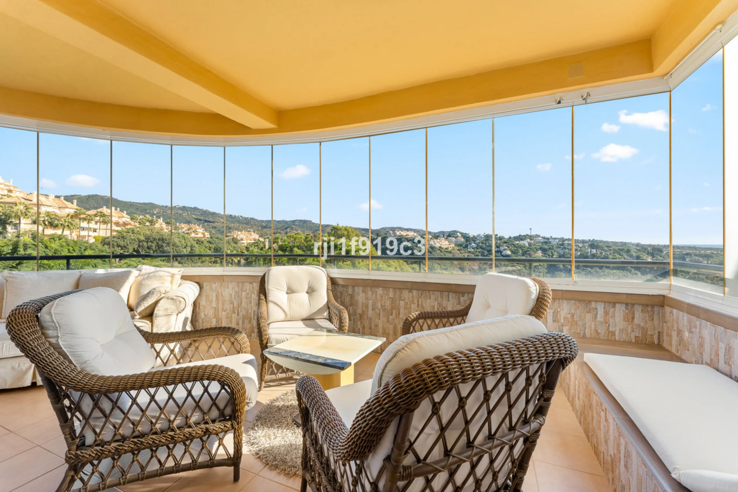Discover a truly exceptional home in the prestigious Elviria Hills complex. Originally a two-bedroom apartment, converted into a modern three-bedroom property that combines contemporary design, comfort, and some of the best panoramic sea views in the area