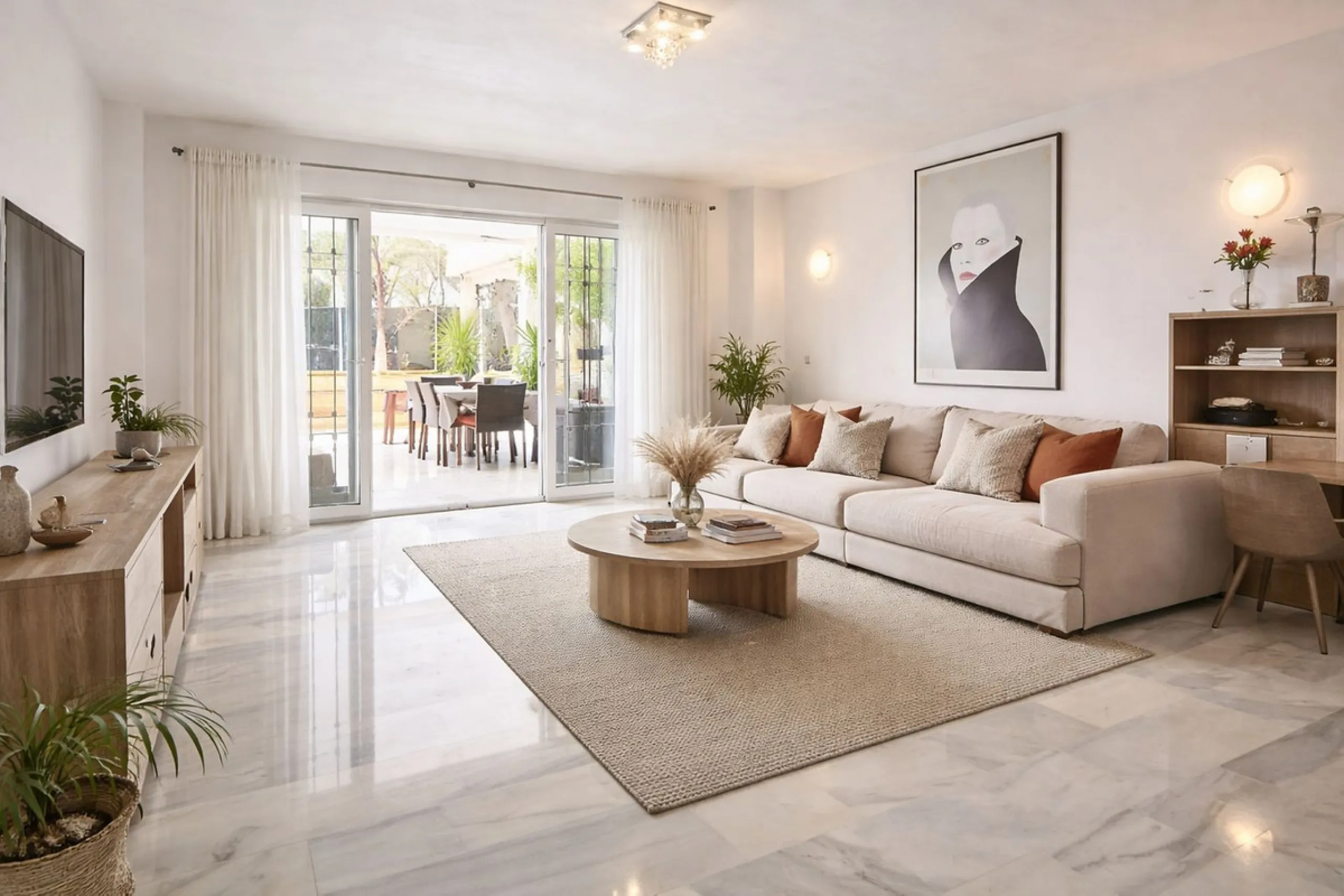 SPACIOUS BEACHSIDE APARTMENT WITH LARGE SOUTH-FACING TERRACE