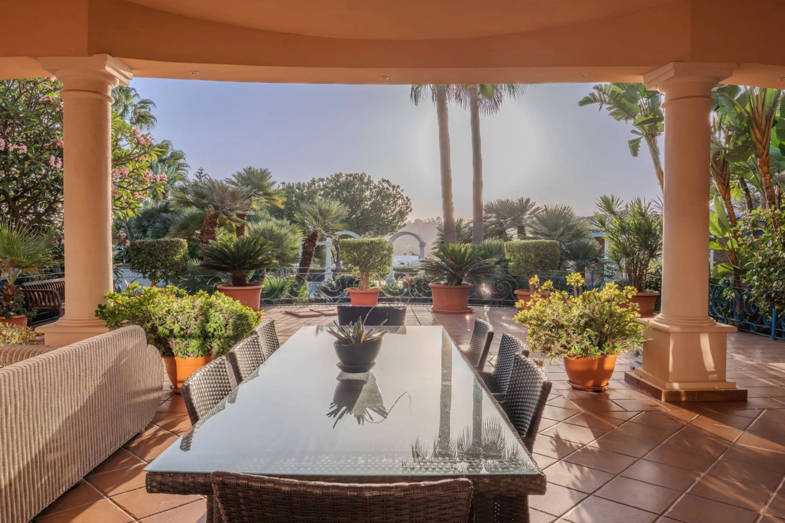 Villa Herencia stands as a magnificent masterpiece of classic architecture, embodying timeless elegance and exceptional craftsmanship.