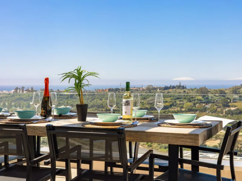 Stunning Duplex Penthouse with Breathtaking Panoramic & Gibraltar Sea Views in Cancelada