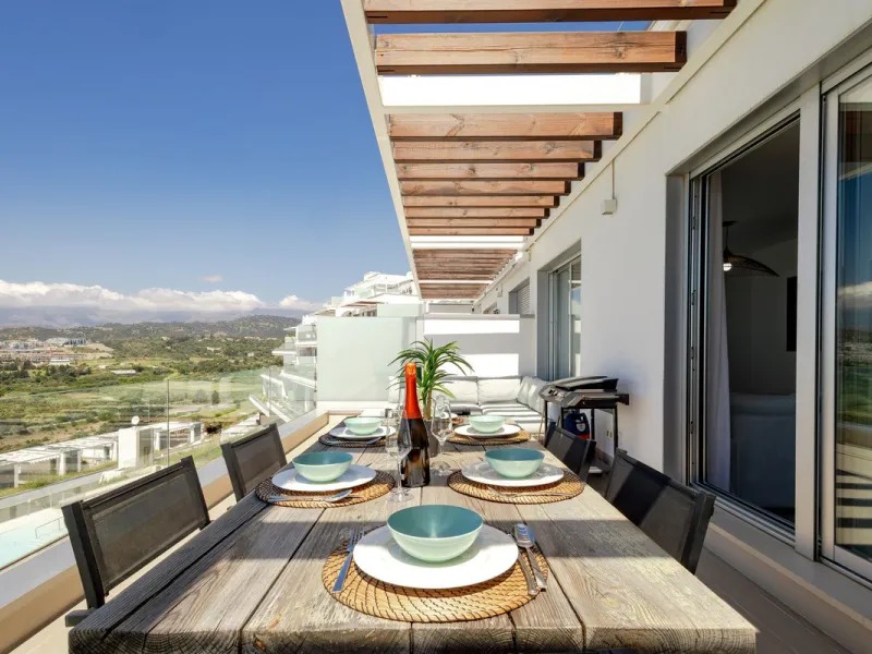 Stunning Duplex Penthouse with Breathtaking Panoramic & Gibraltar Sea Views in Cancelada