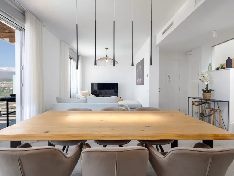 Stunning Duplex Penthouse with Breathtaking Panoramic & Gibraltar Sea Views in Cancelada